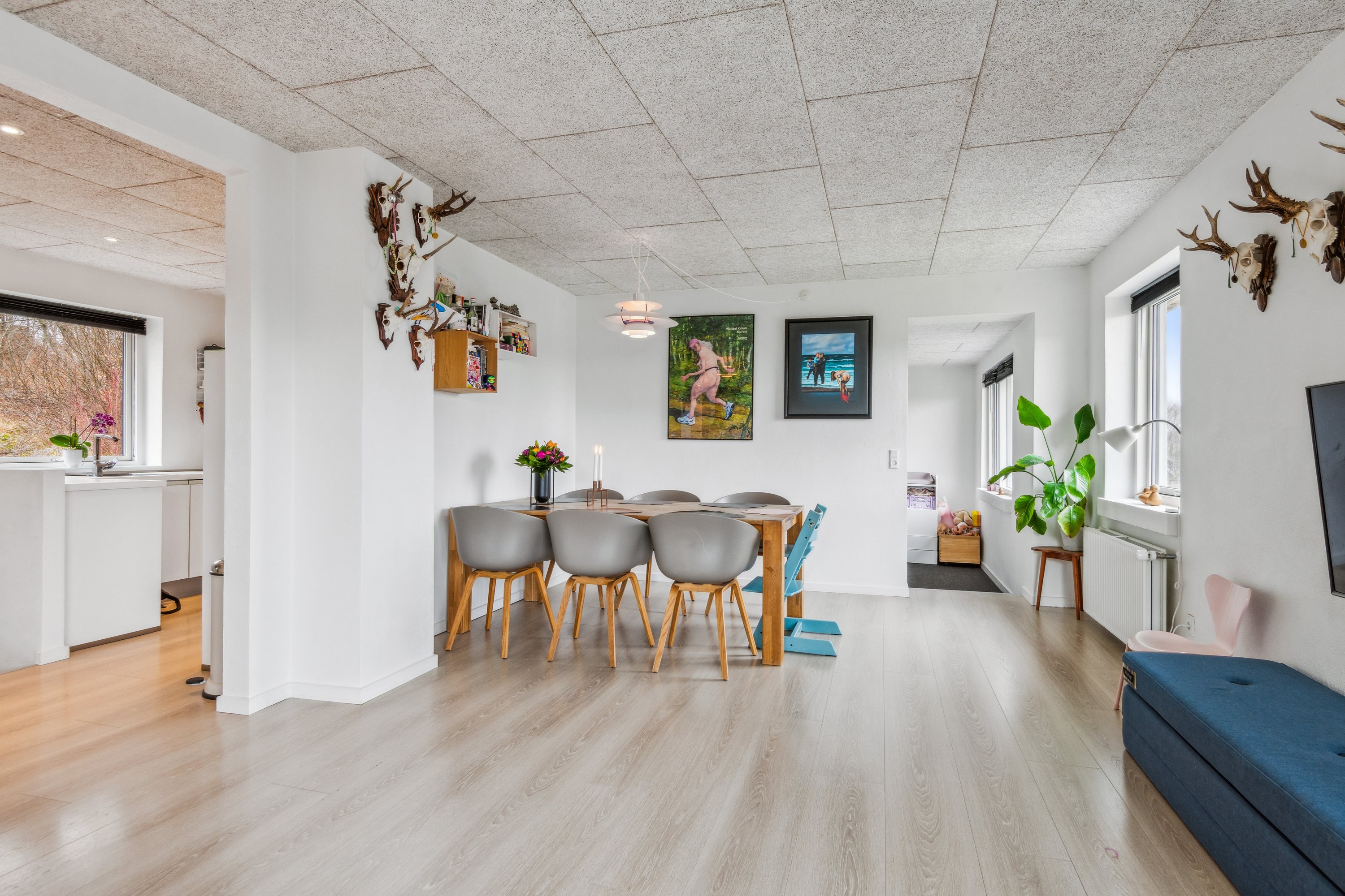 Fremhævet stue billede i fuldskærmstilstand. Billede af Abelsvej 24, Vejgaard, 9000 Aalborg