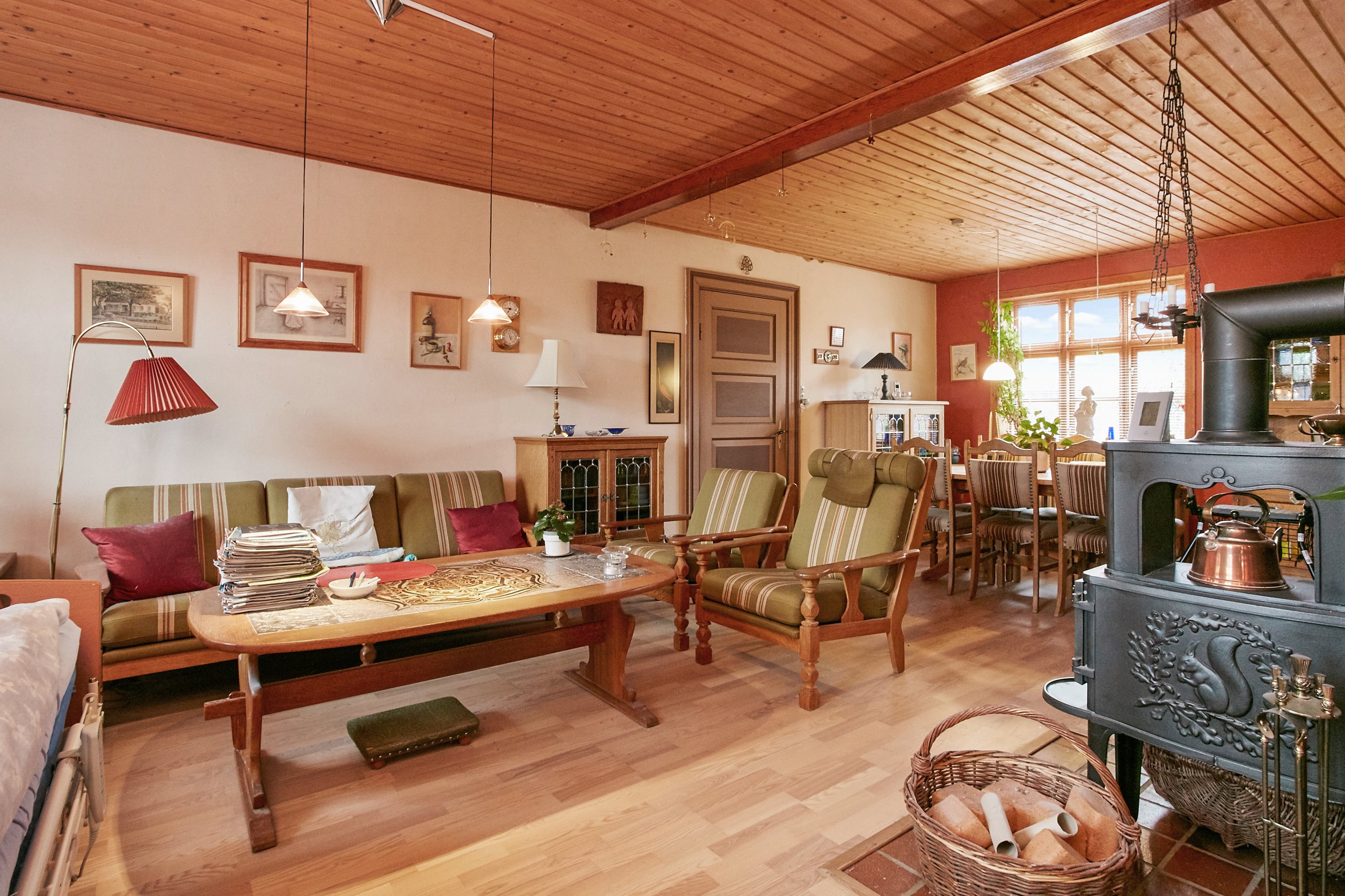 Fremhævet stue billede i fuldskærmstilstand. Billede af Klejsgårdvej 10, Klejs, 7130 Juelsminde