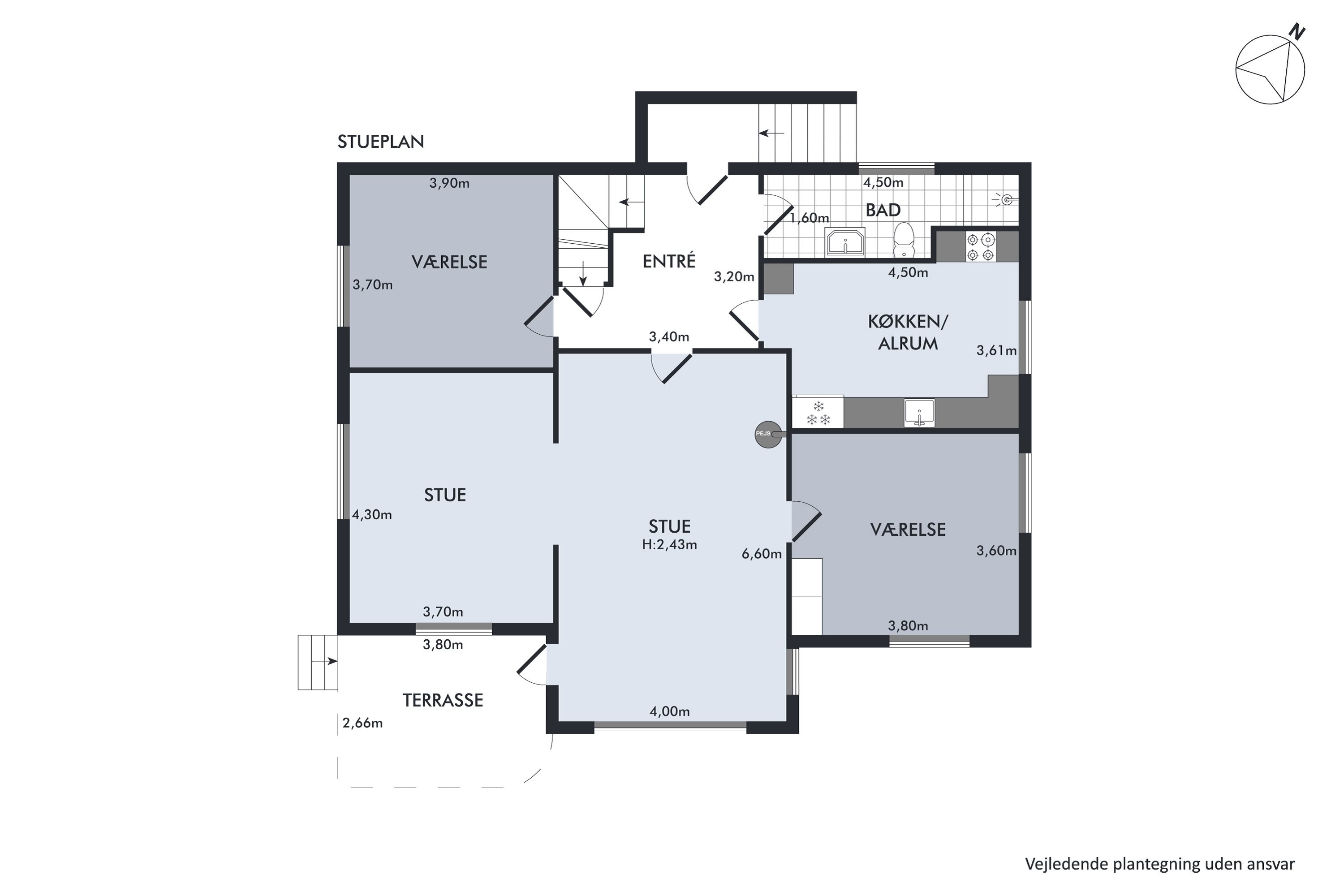 Plantegninger billede af Åvej 1, 4632 Bjæverskov