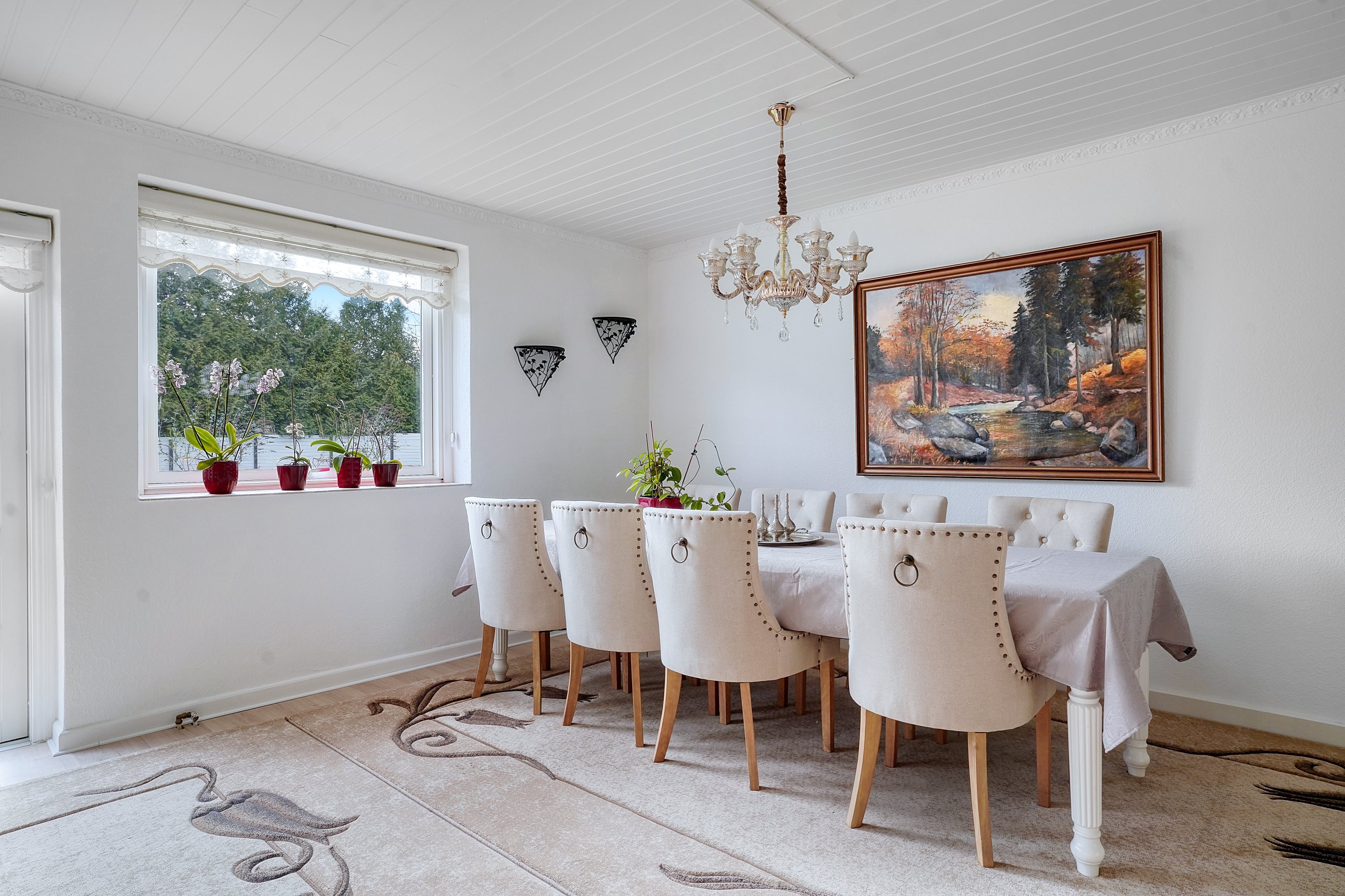 Fremhævet spisestue billede i fuldskærmstilstand. Billede af Birkerød Parkvej 131, 3460 Birkerød