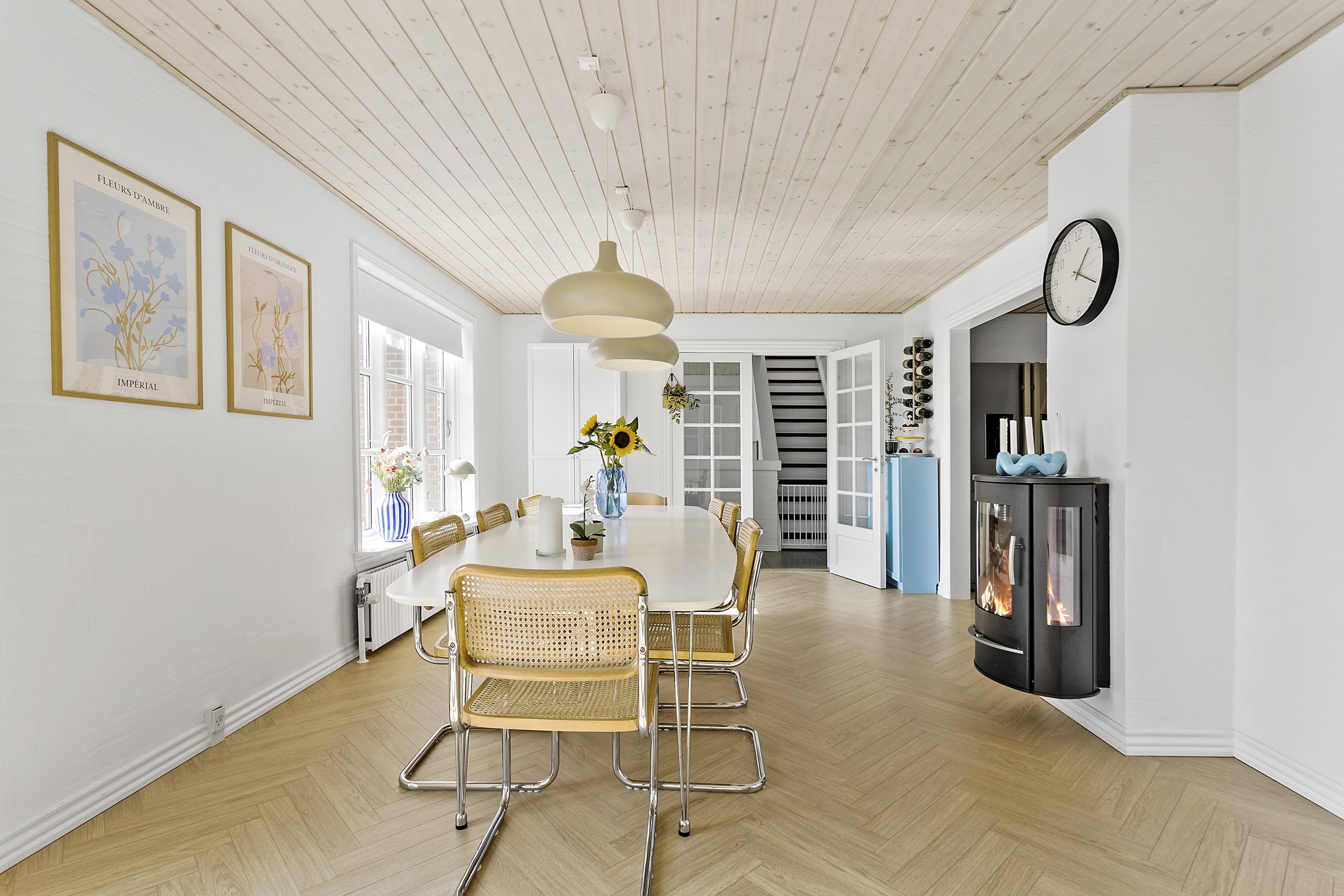 Fremhævet spisestue billede i fuldskærmstilstand. Billede af Halvorsmindevej 5, 9800 Hjørring