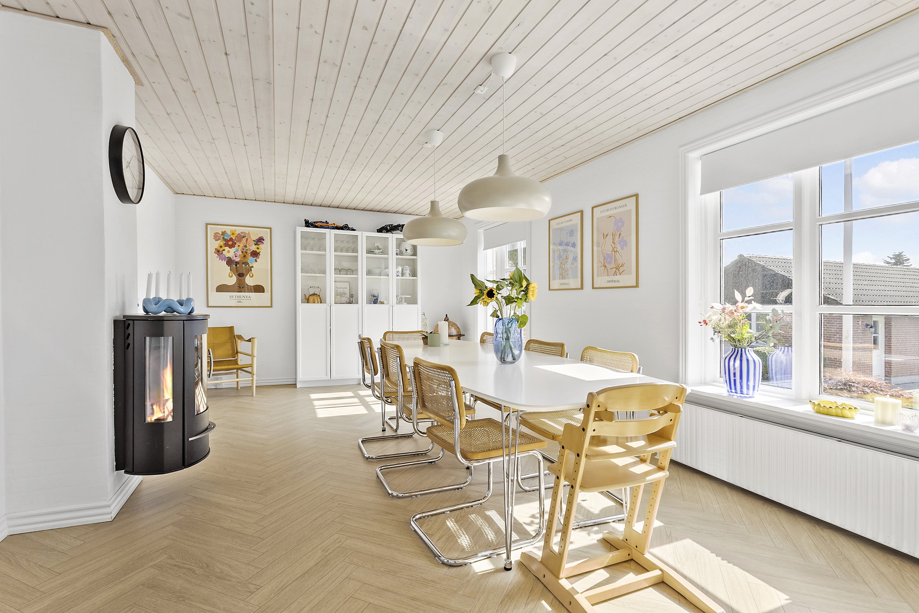 Fremhævet spisestue billede i fuldskærmstilstand. Billede af Halvorsmindevej 5, 9800 Hjørring