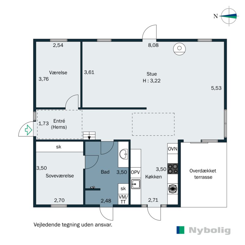 Plantegninger billede af Præsteager 14, Saksild Str, 8300 Odder