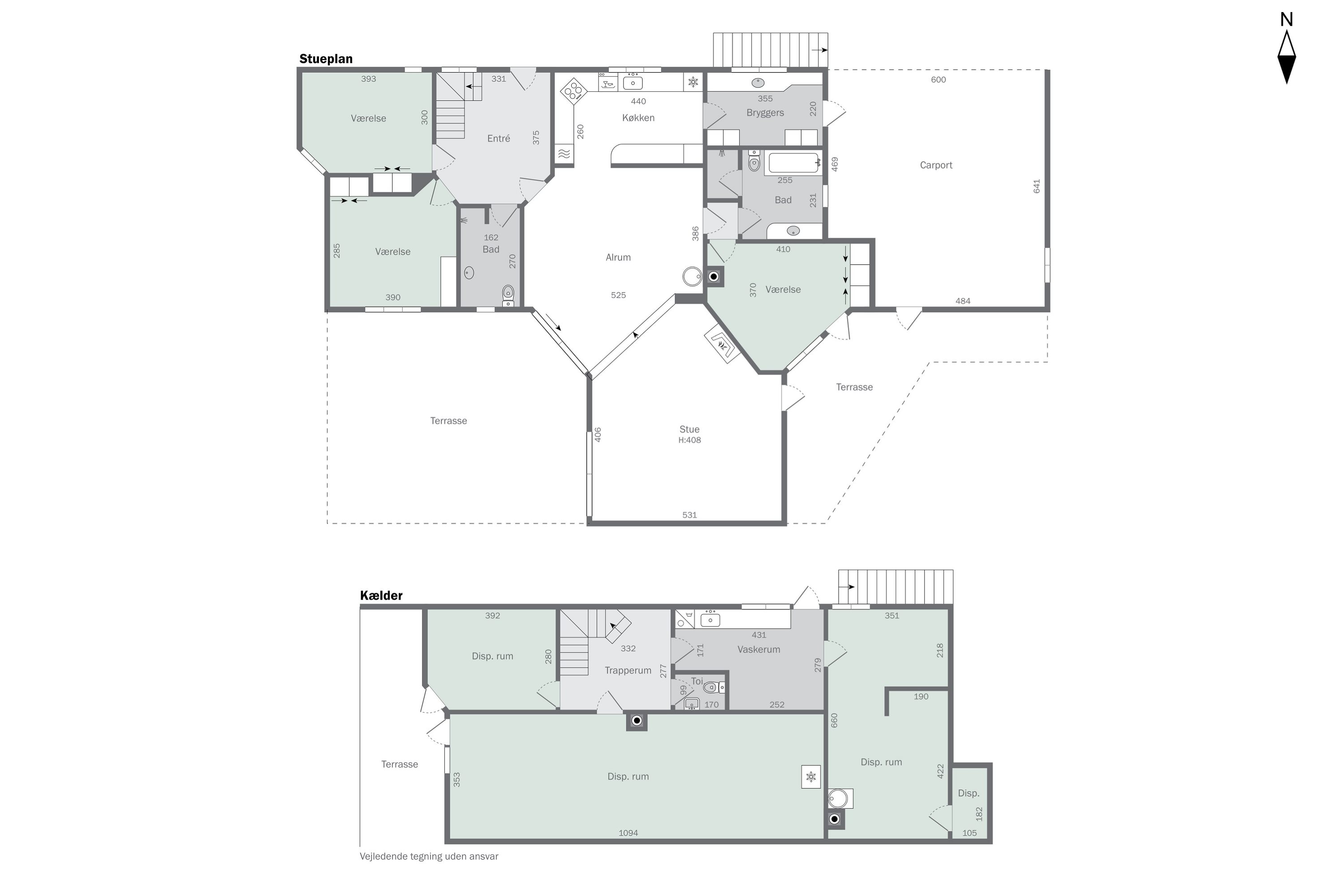 Plantegninger billede af Arresødalvej 11C, Vinderød, 3300 Frederiksværk