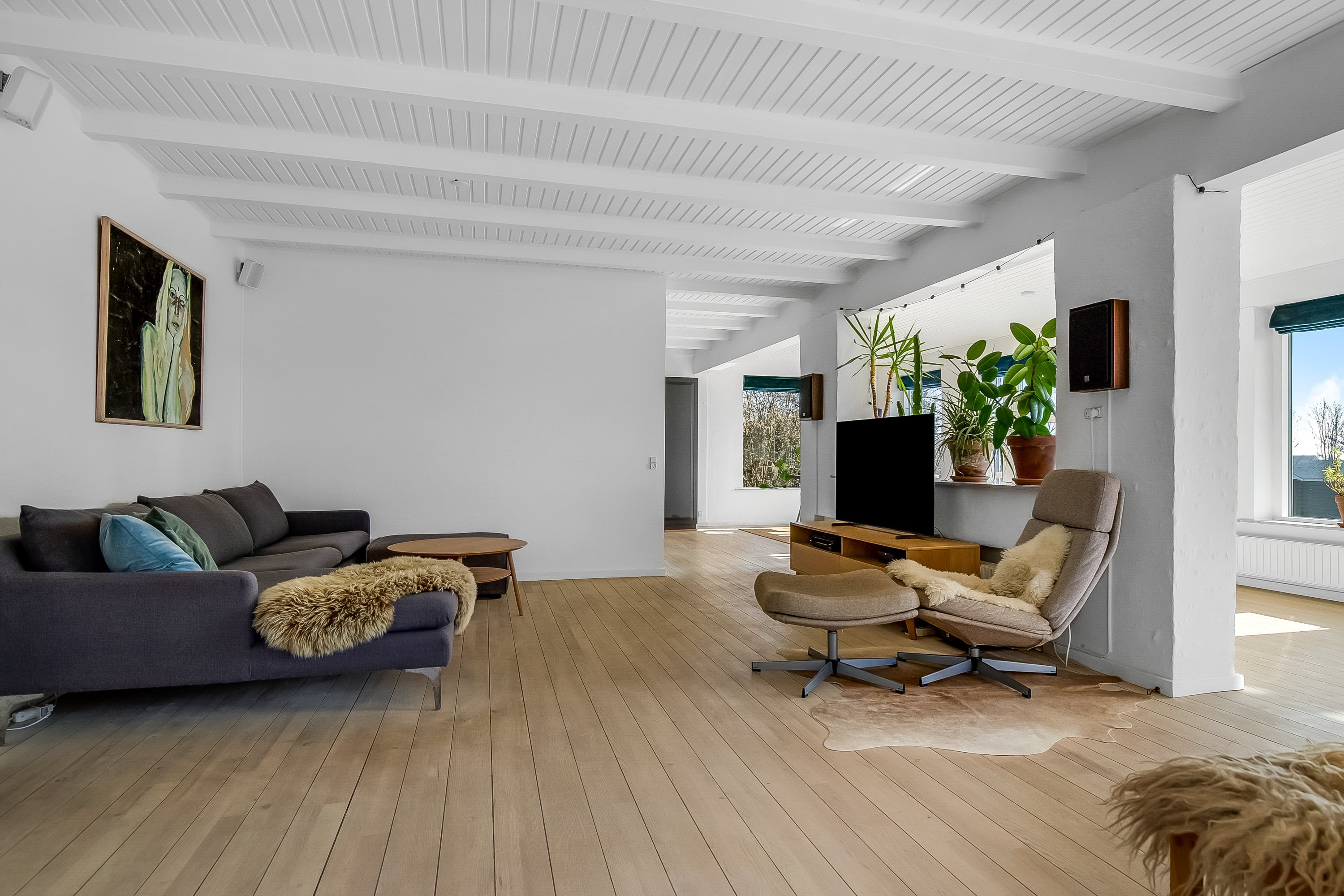 Fremhævet stue billede i fuldskærmstilstand. Billede af Østervang 4, Assendrup, 7120 Vejle Øst