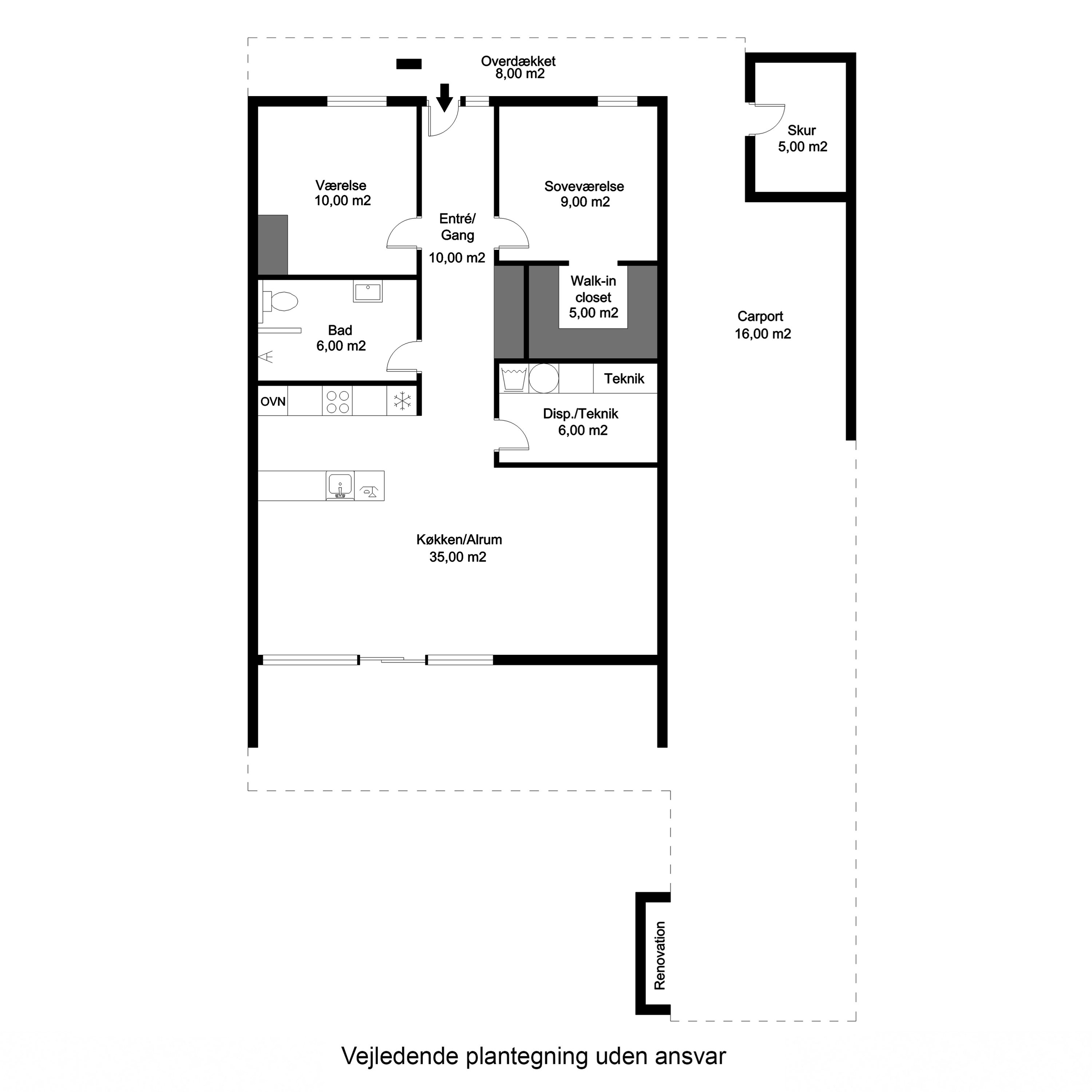 Plantegninger billede af Natskyggen 65, 7190 Billund
