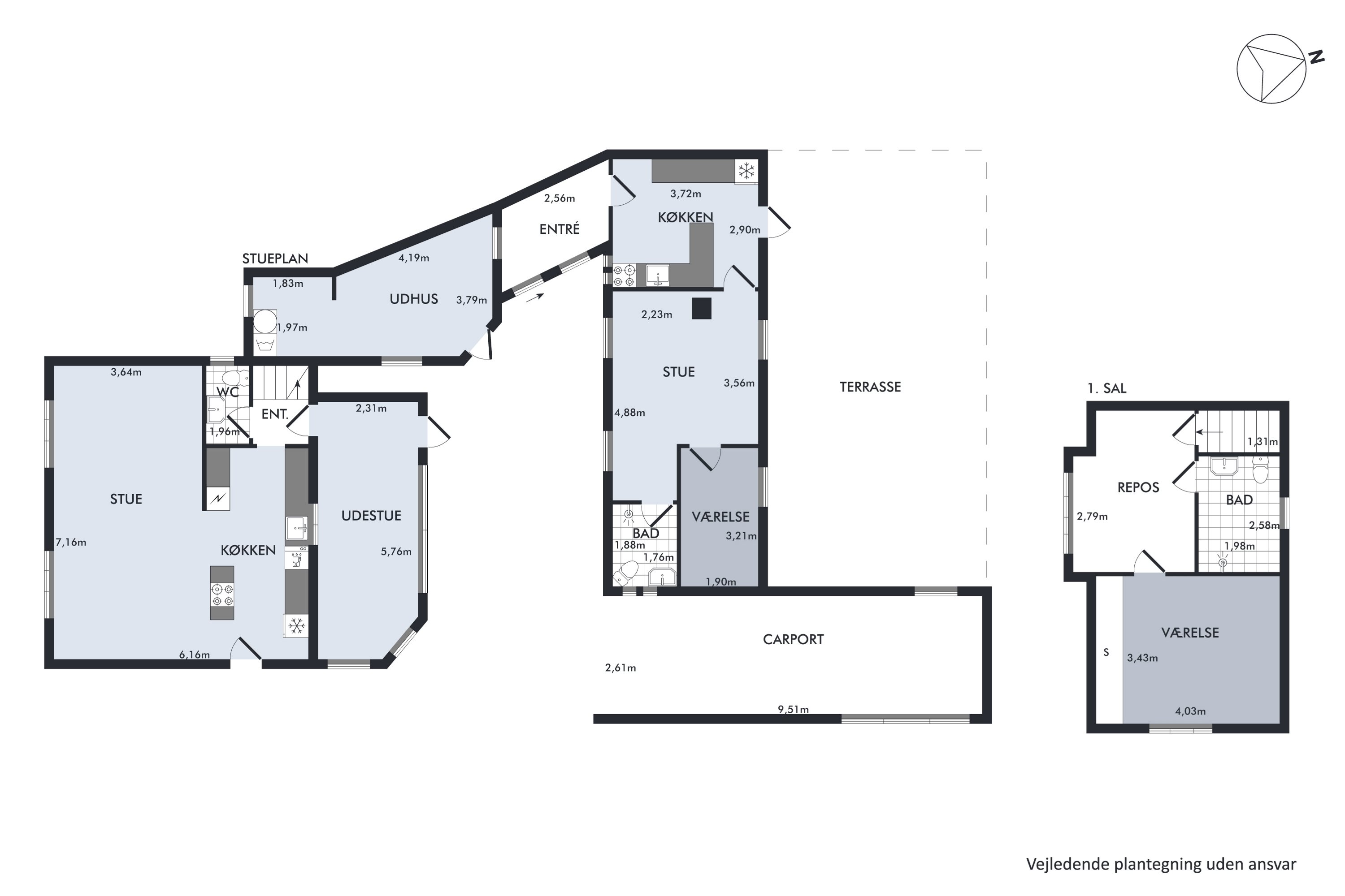 Plantegninger billede af Havnevej 115A+B, 8500 Grenaa