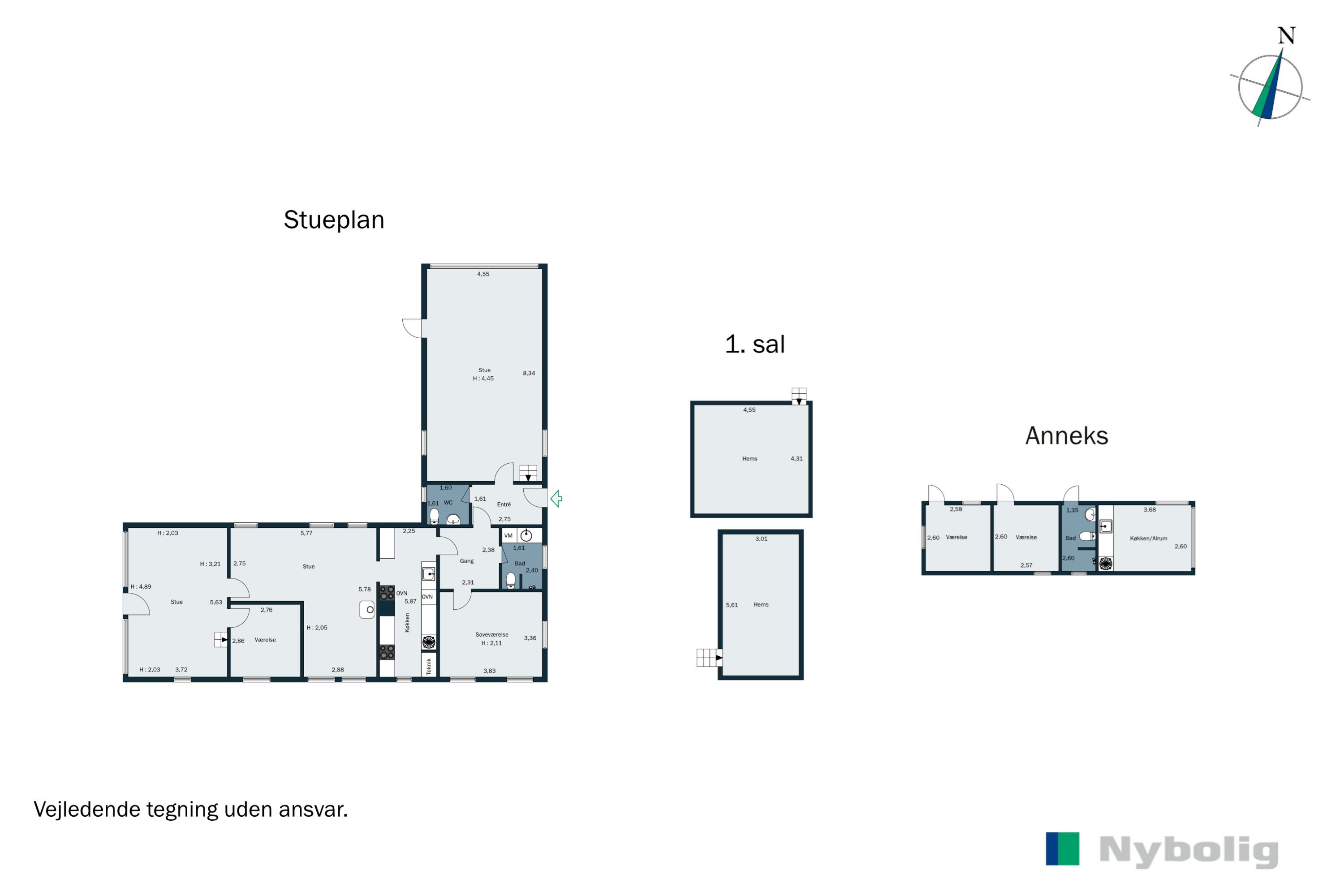 Plantegninger billede af Strandagervej 11, Dyngby Strand, 8300 Odder
