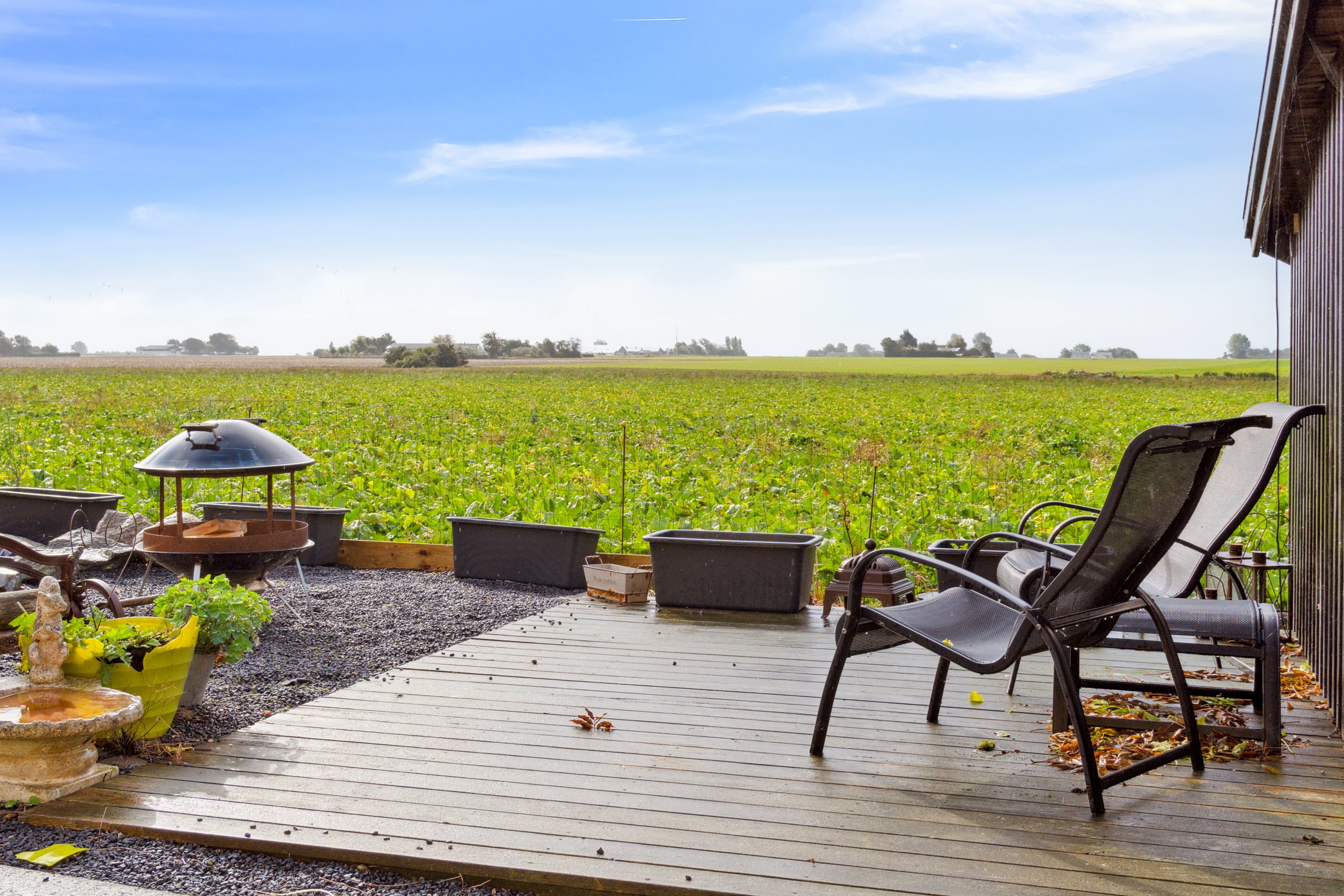 Fremhævet udsigt fra bagsiden billede i fuldskærmstilstand. Billede af Vantorevej 74, 4880 Nysted