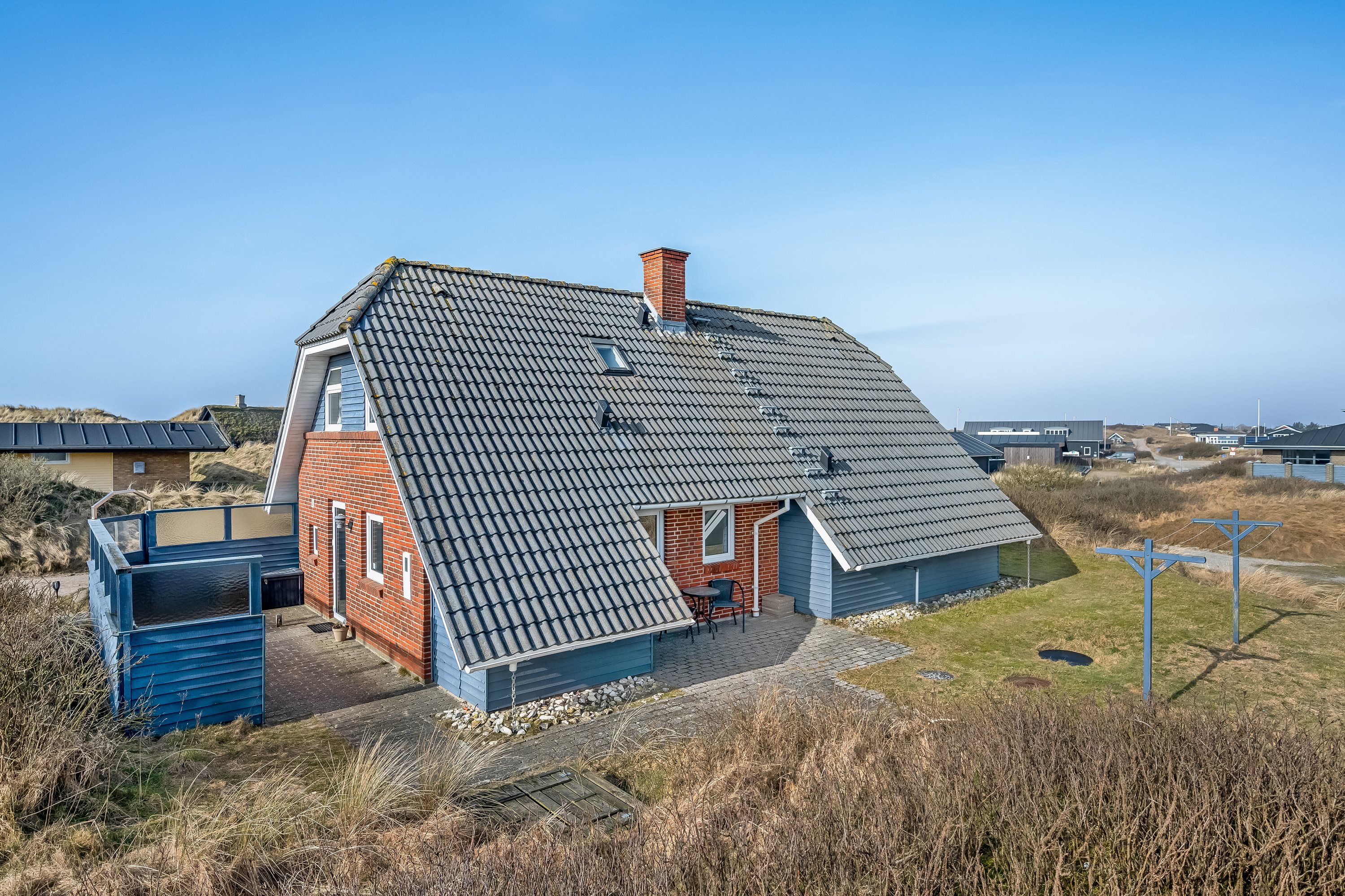 Fremhævet udendørs billede i fuldskærmstilstand. Billede af Helmvej 8, Rindby Strand, 6720 Fanø