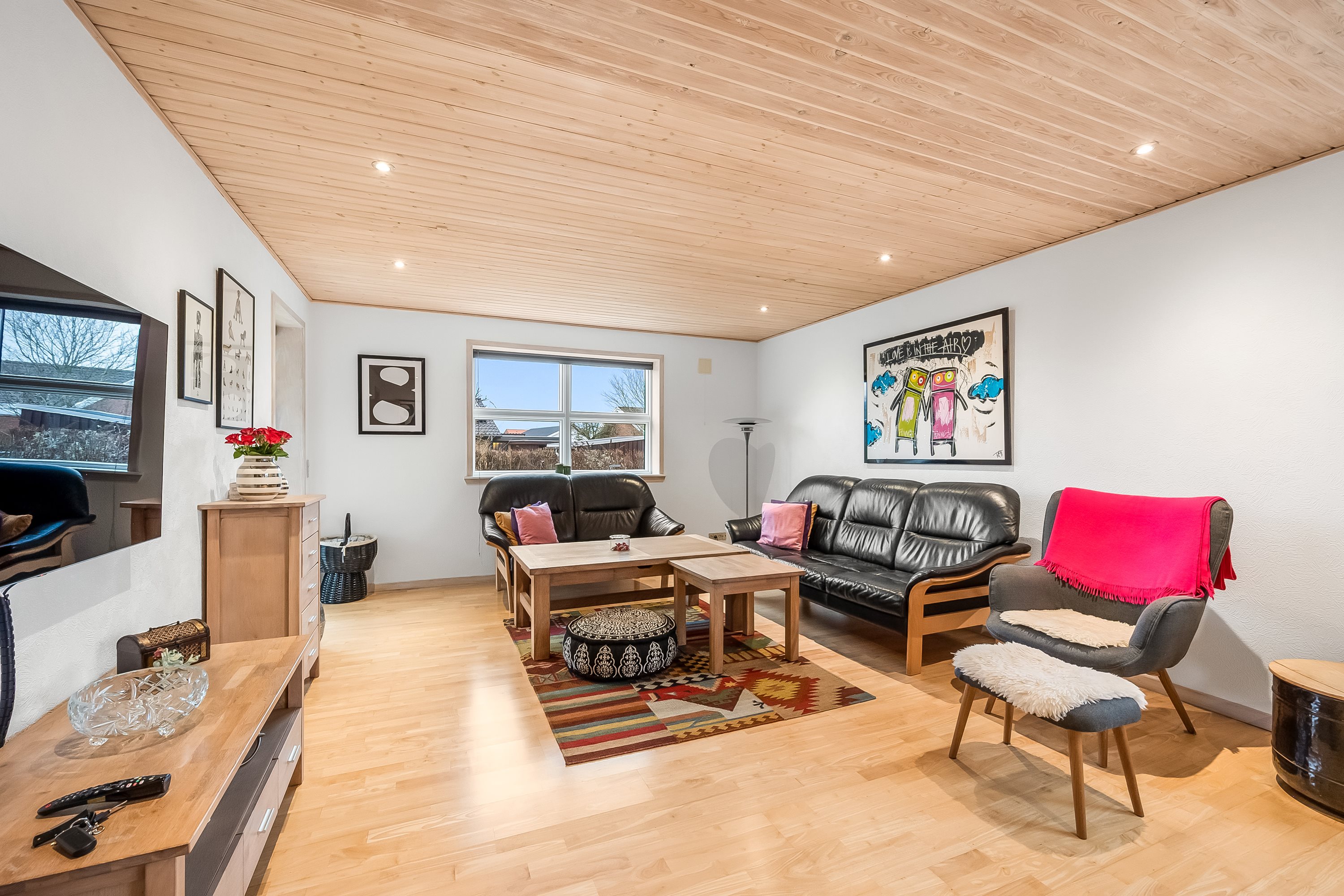 Fremhævet stue billede i fuldskærmstilstand. Billede af Langelandsgade 70, Rindum, 6950 Ringkøbing