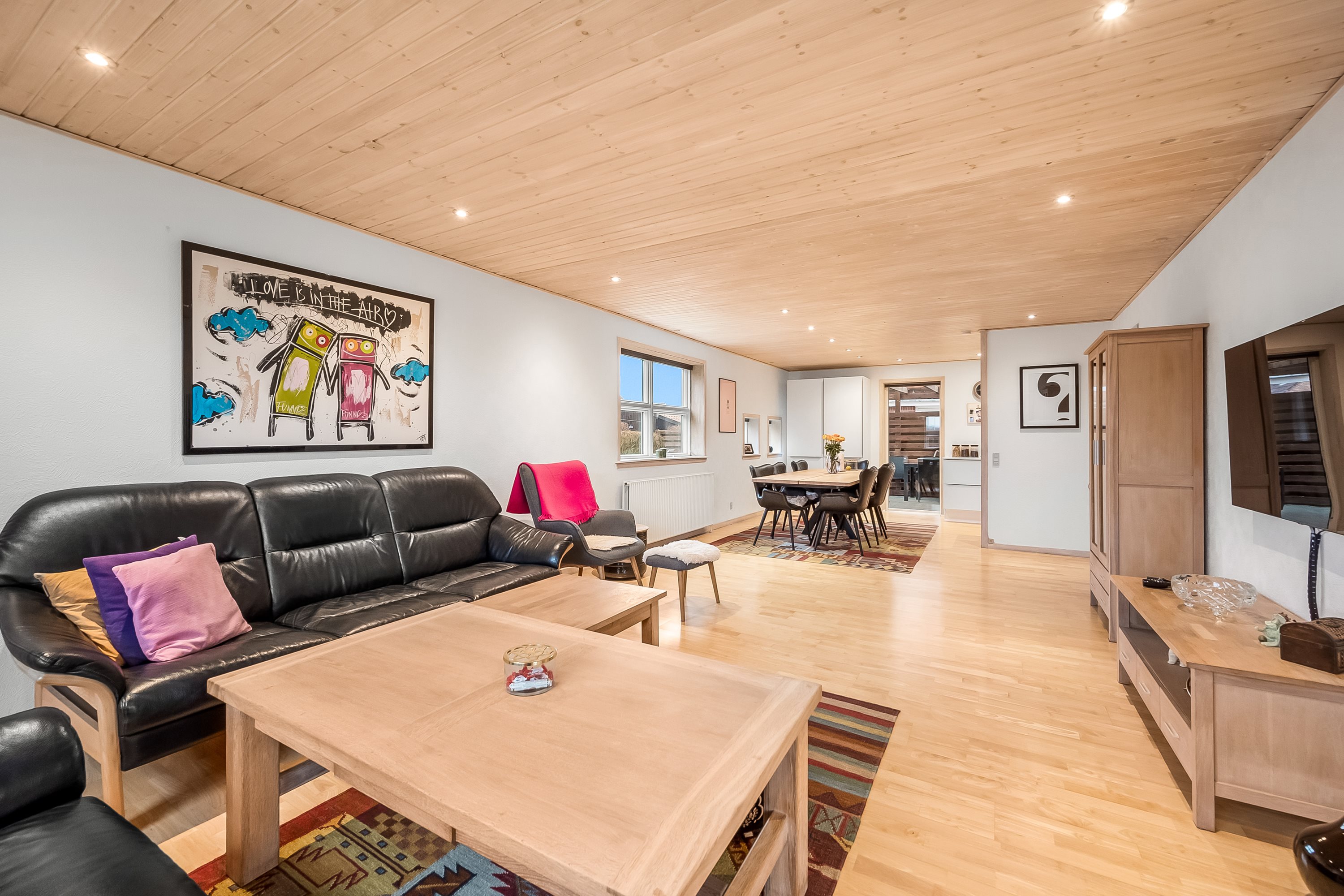 Fremhævet stue billede i fuldskærmstilstand. Billede af Langelandsgade 70, Rindum, 6950 Ringkøbing