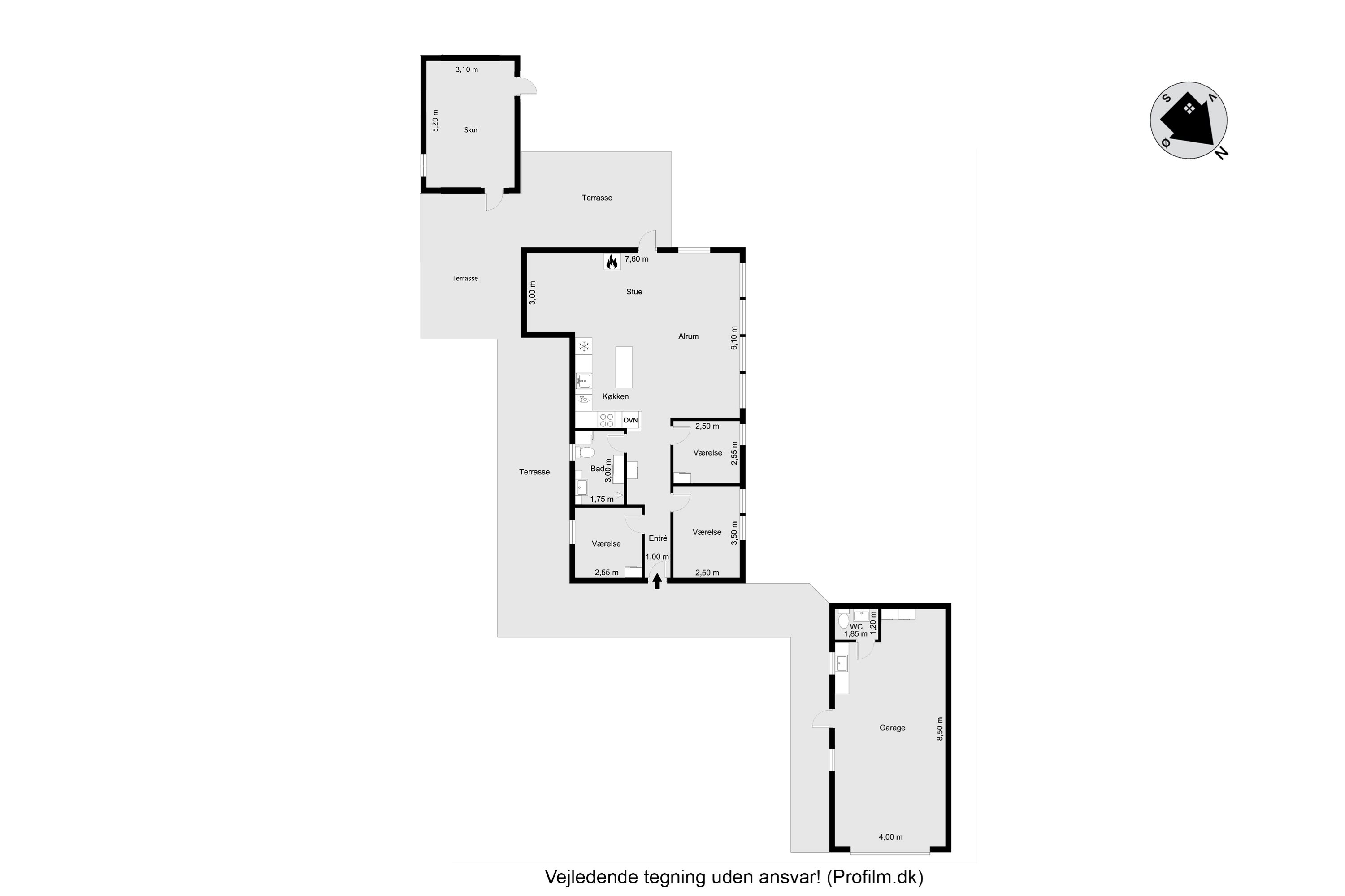Plantegninger billede af Granvej 13, Toftum Bjg, 7600 Struer