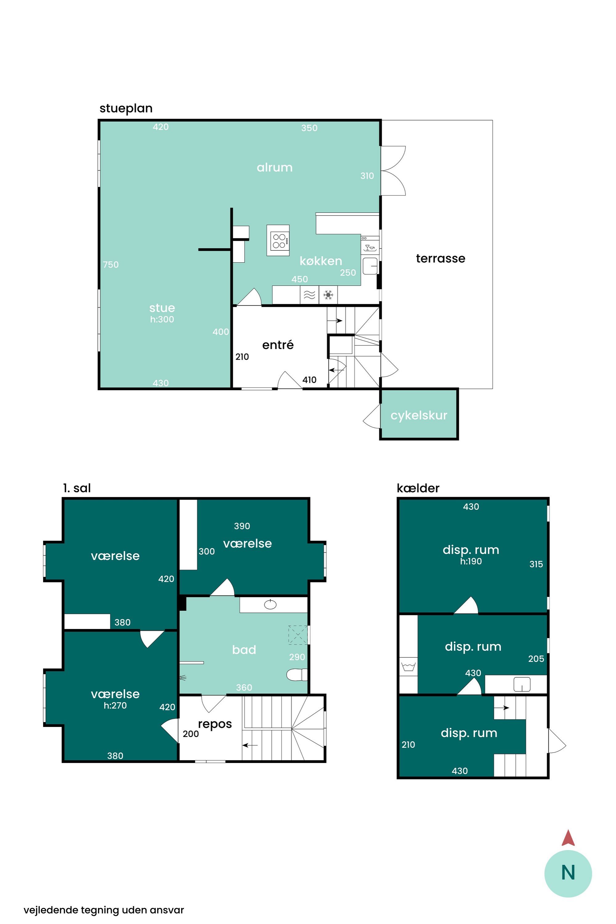 Plantegninger billede af Finsensgade 17, 6700 Esbjerg