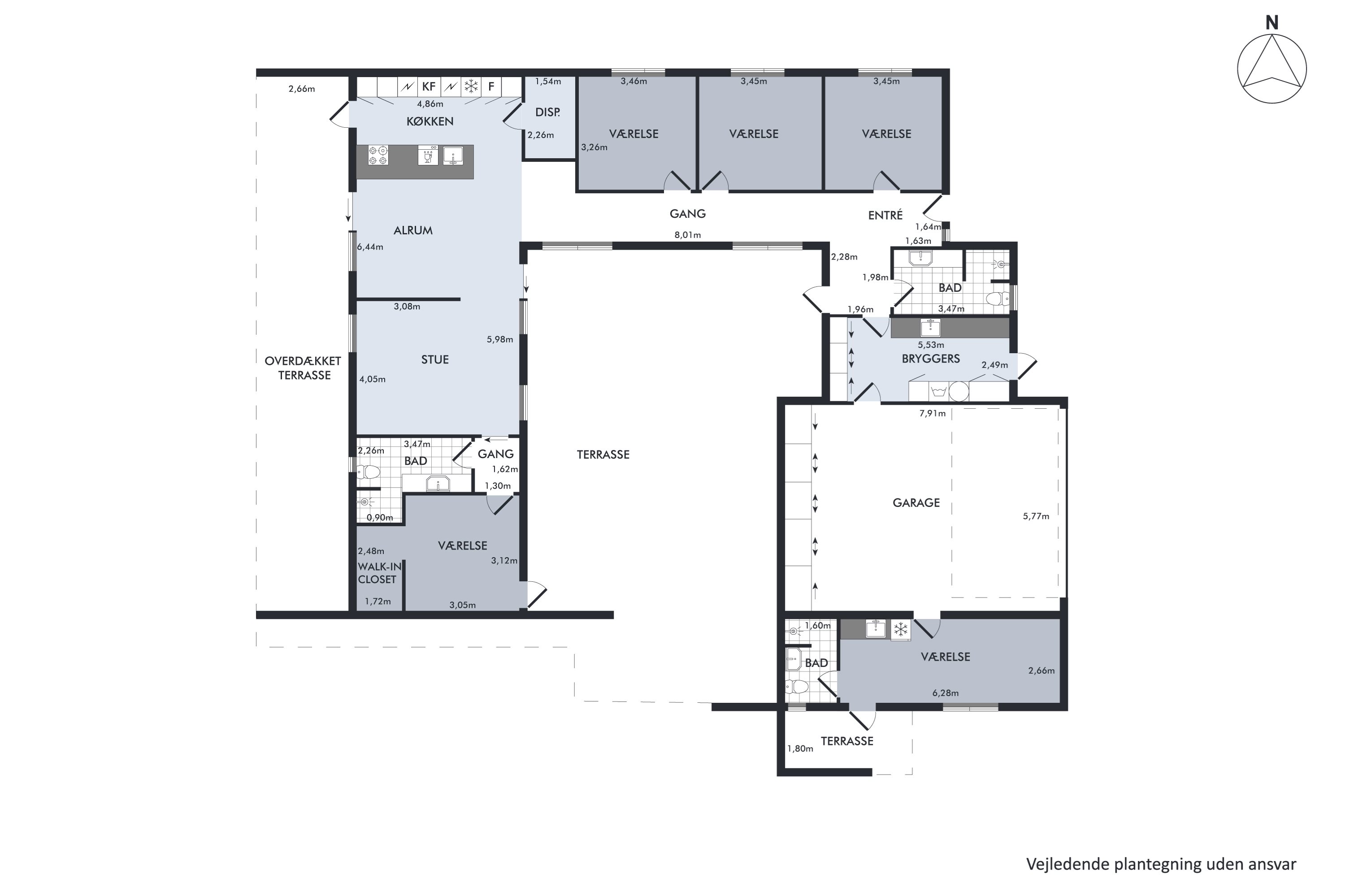 Plantegninger billede af Peder Hausgaards Vej 42, Klitmøller, 7700 Thisted