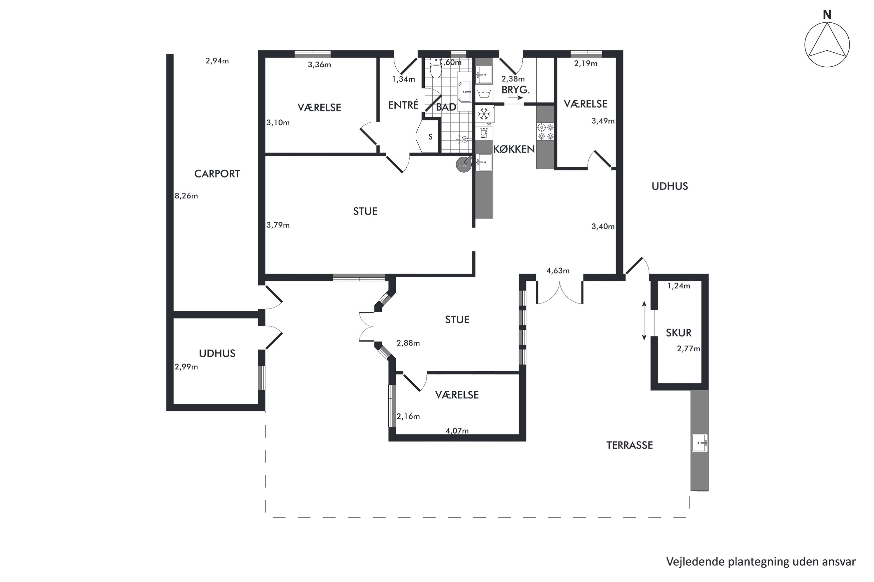 Plantegninger billede af Stjærten 29, 8800 Viborg