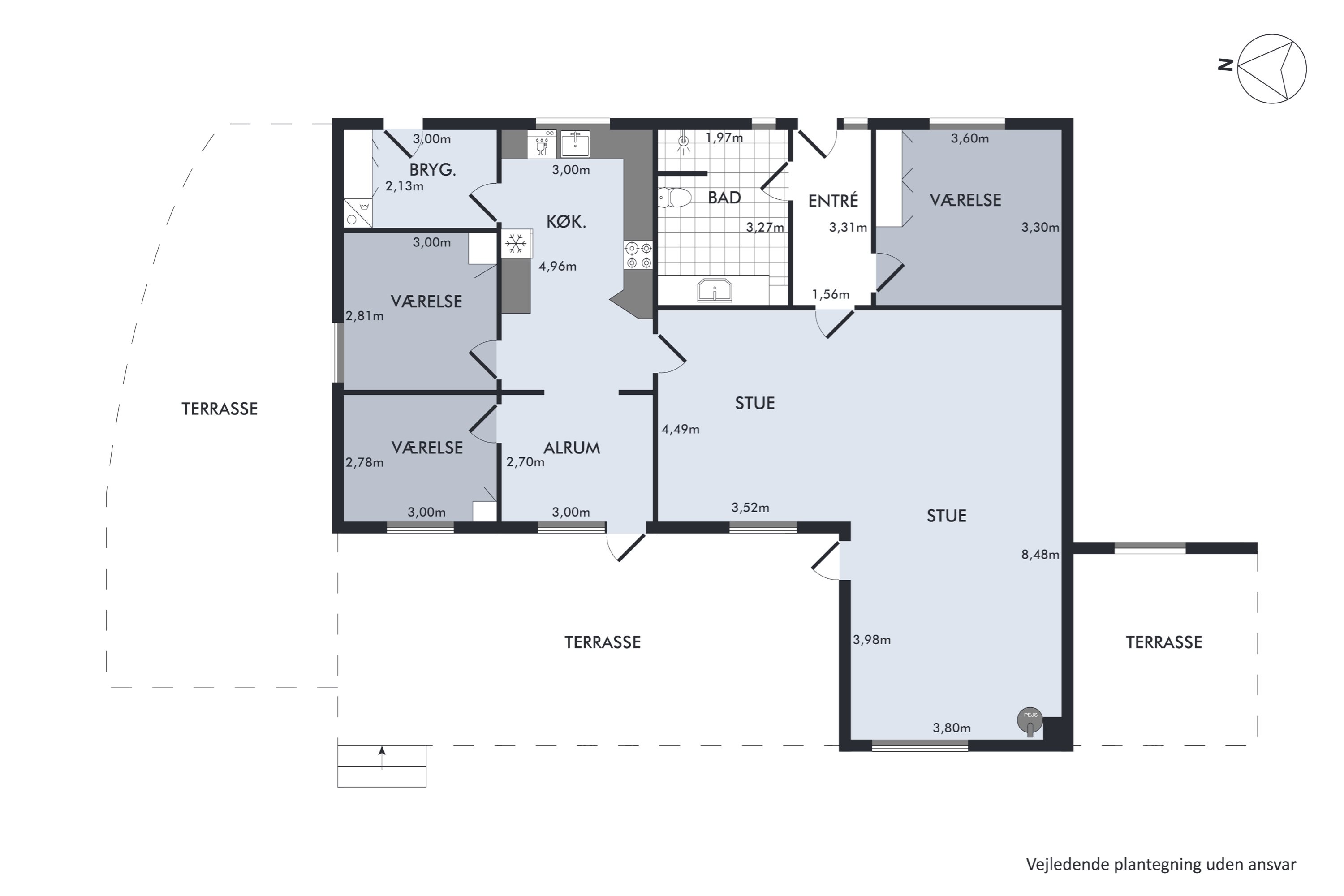 Plantegninger billede af Skrænten 9, 8961 Allingåbro