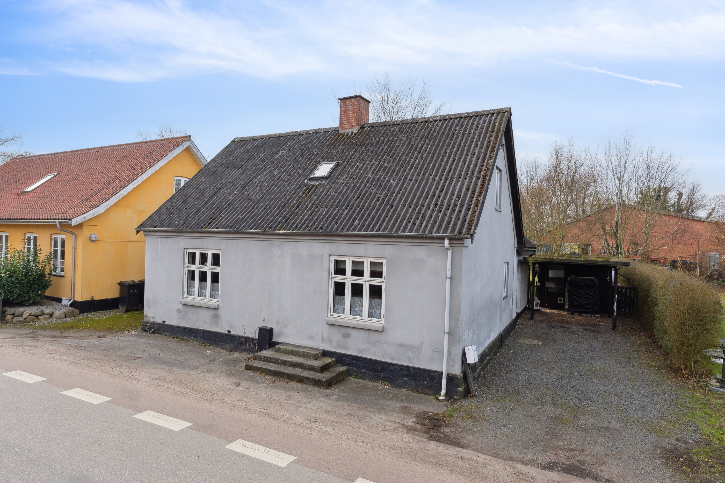 Fremhævet set fra vejen billede i fuldskærmstilstand. Billede af Søndergade 14, Hyllinge, 4700 Næstved