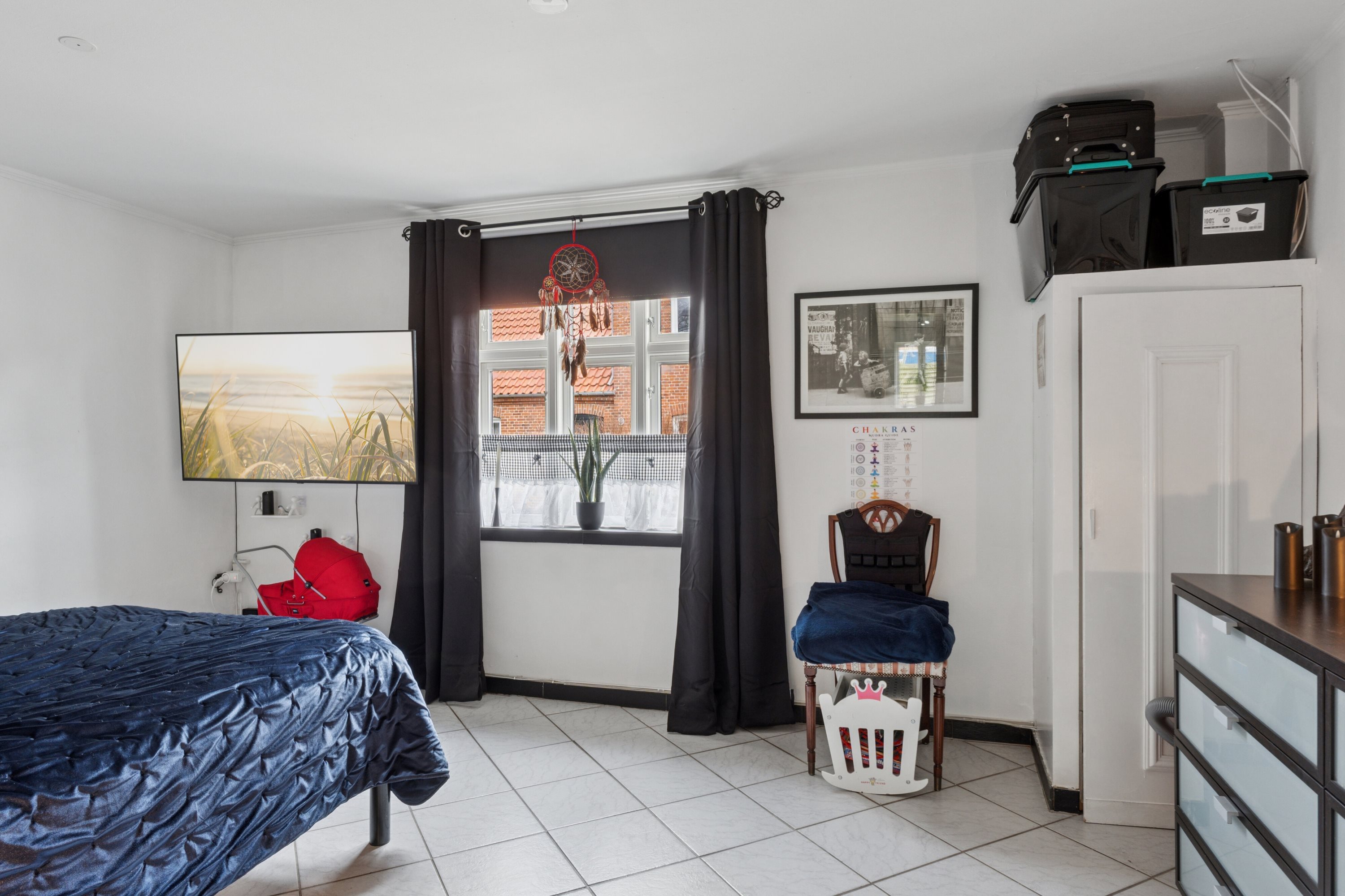 Fremhævet soveværelse billede i fuldskærmstilstand. Billede af Søndergade 14, Hyllinge, 4700 Næstved