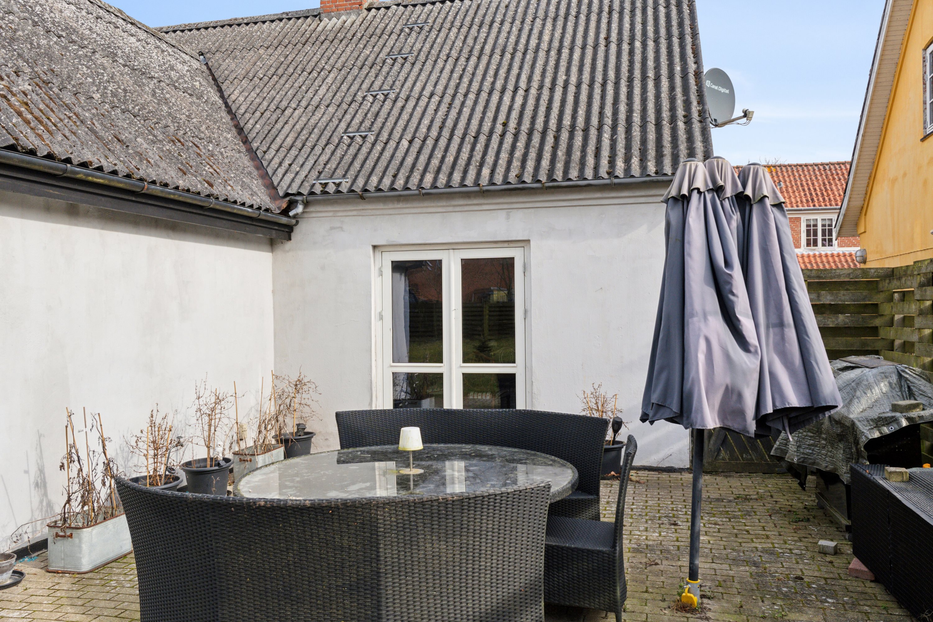 Fremhævet terrasse billede i fuldskærmstilstand. Billede af Søndergade 14, Hyllinge, 4700 Næstved