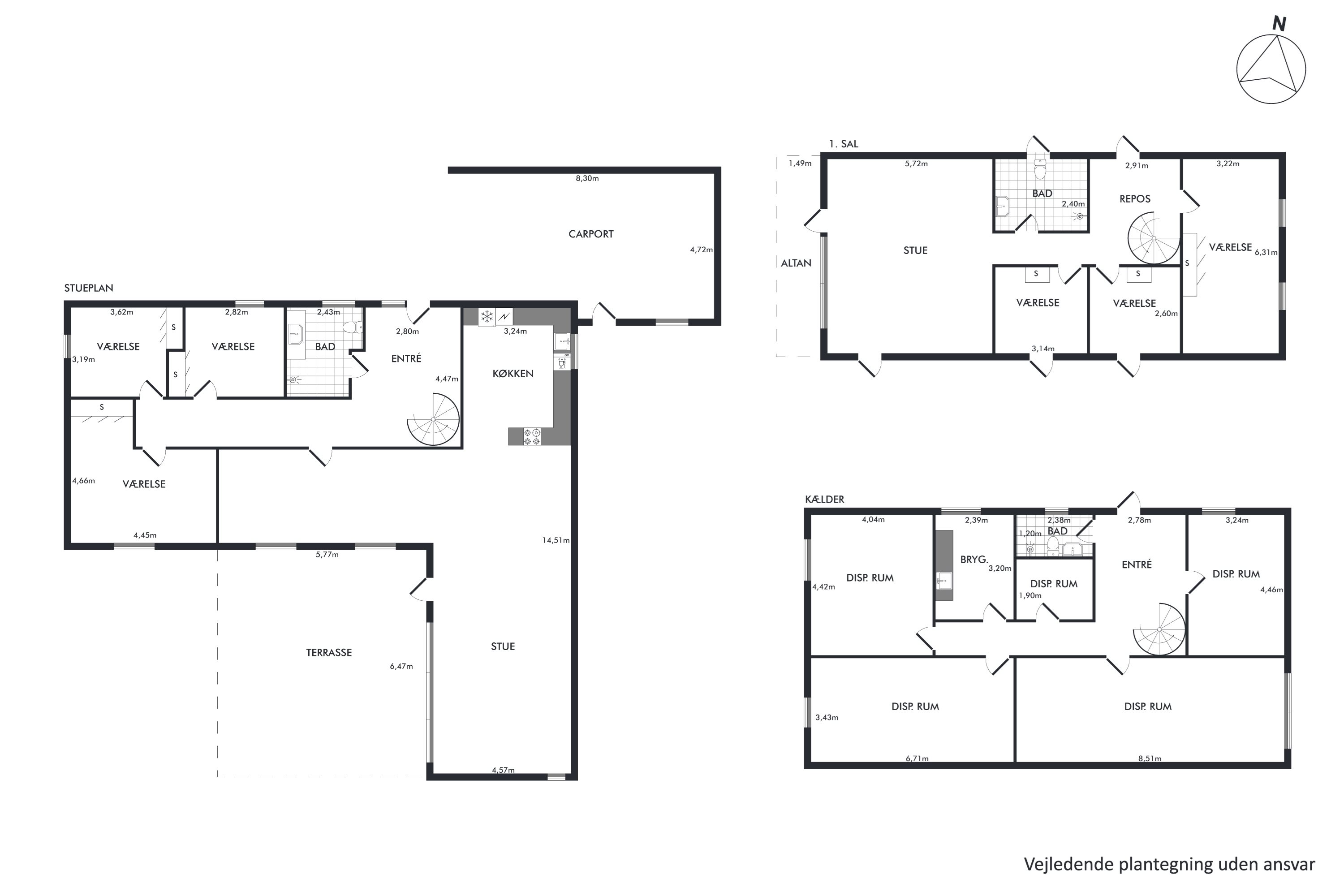 Plantegninger billede af Tjørnevej 2, Hammershøj, 8830 Tjele