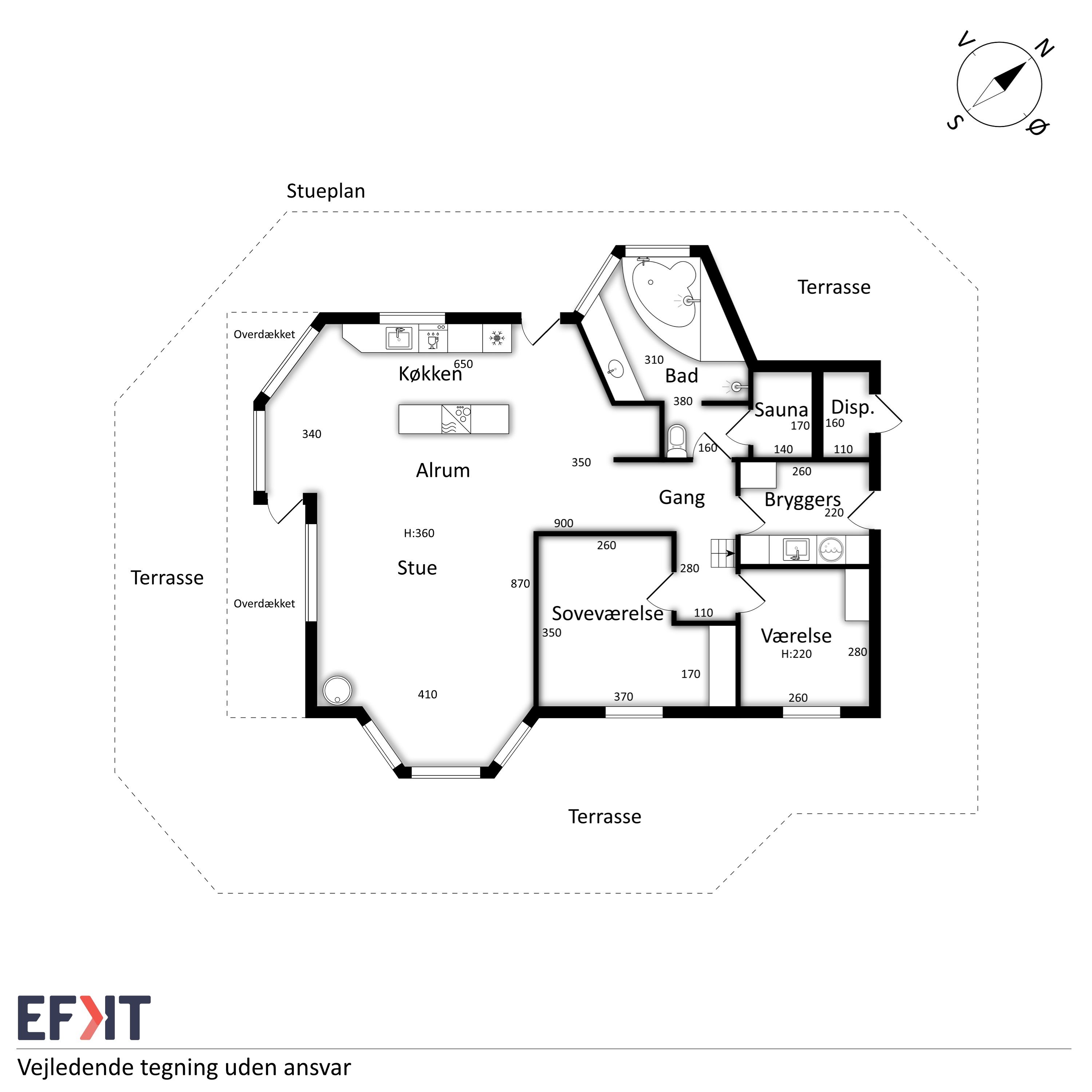 Plantegninger billede af Gl Skovvej 12, Tversted, 9881 Bindslev