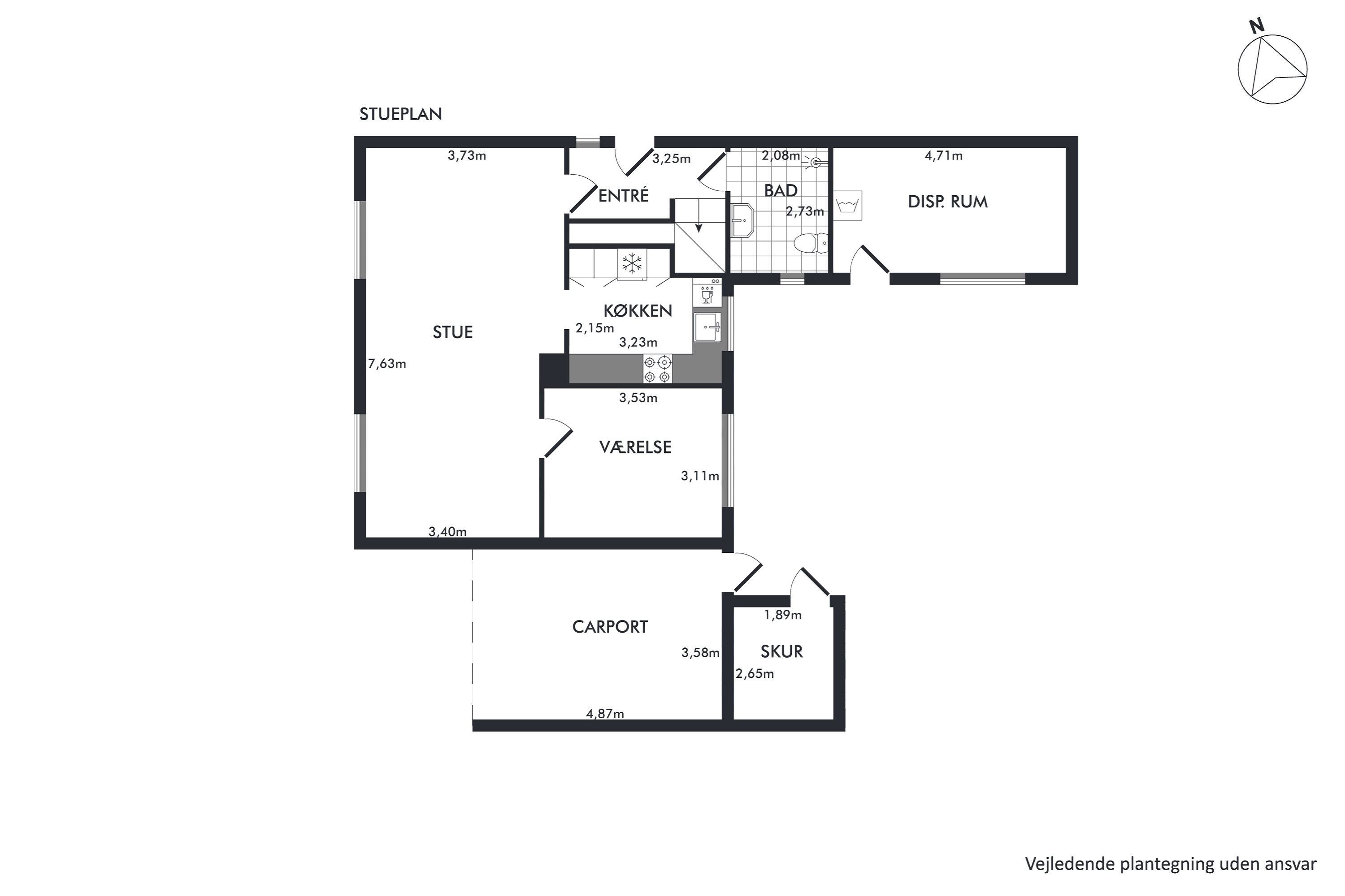 Plantegninger billede af Søndergade 23, 7741 Frøstrup