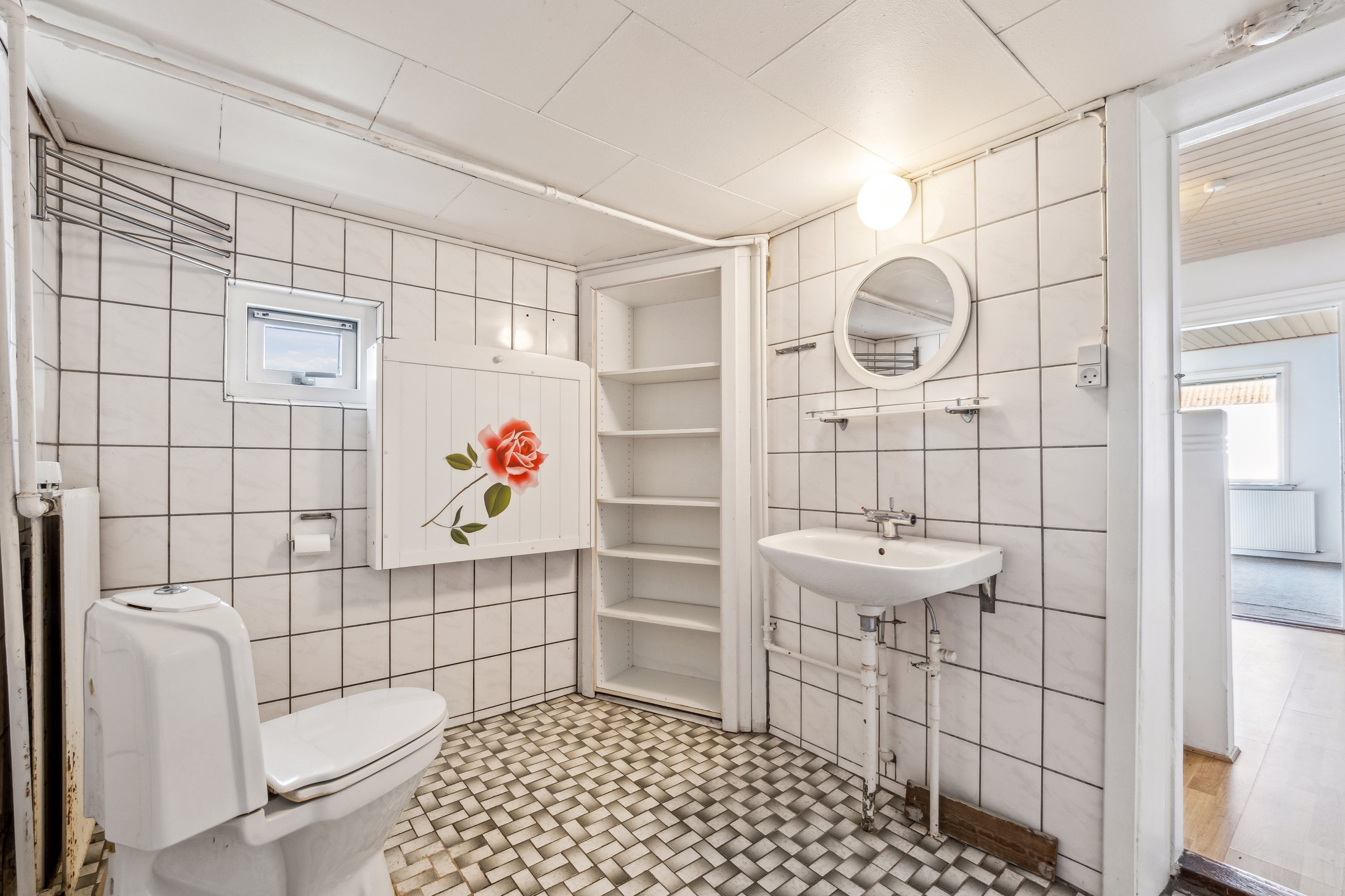 Fremhævet badeværelse billede i fuldskærmstilstand. Billede af Søndergade 23, 7741 Frøstrup