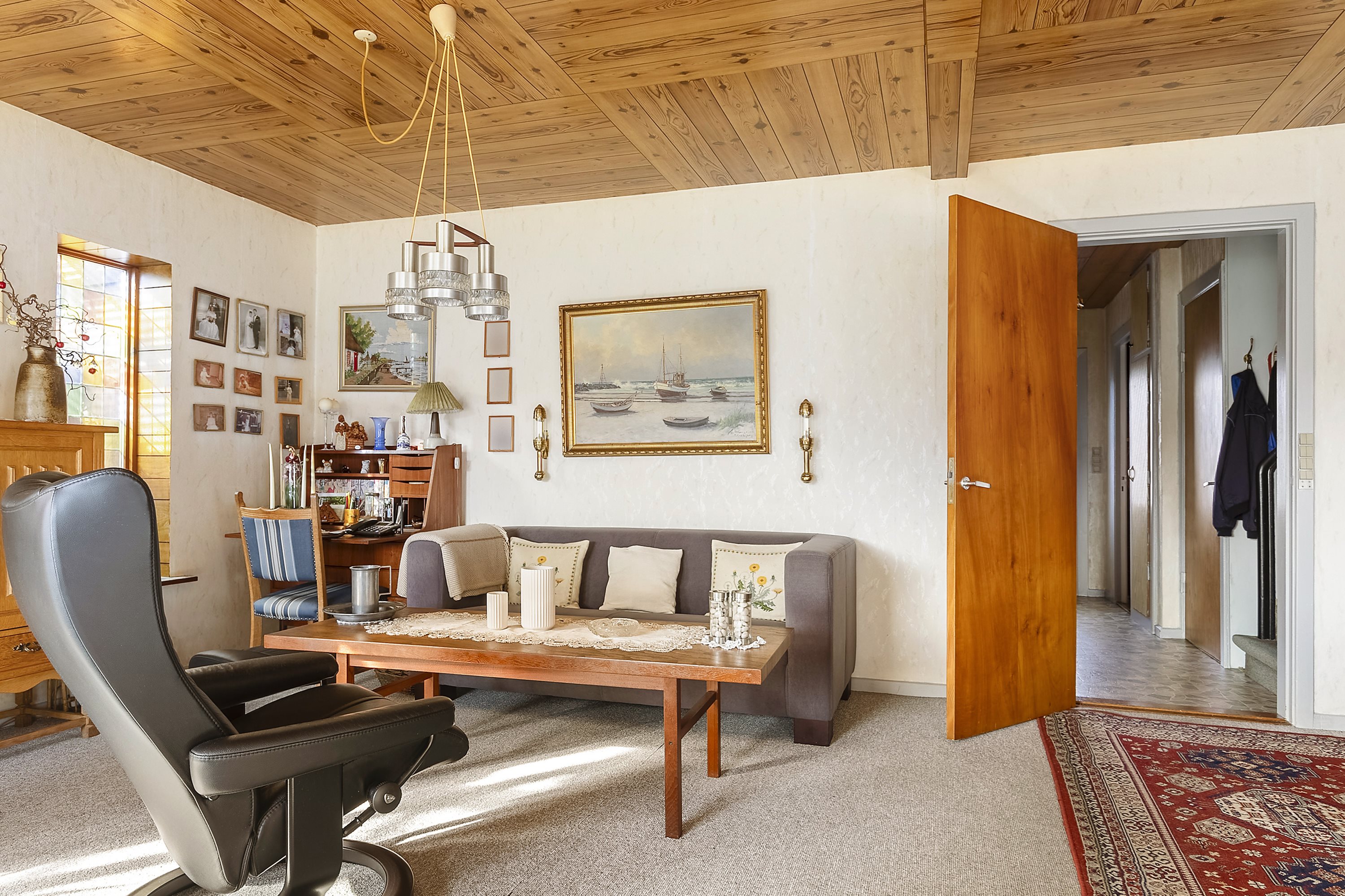 Fremhævet stue billede i fuldskærmstilstand. Billede af Vandlingvej 36, 6100 Haderslev