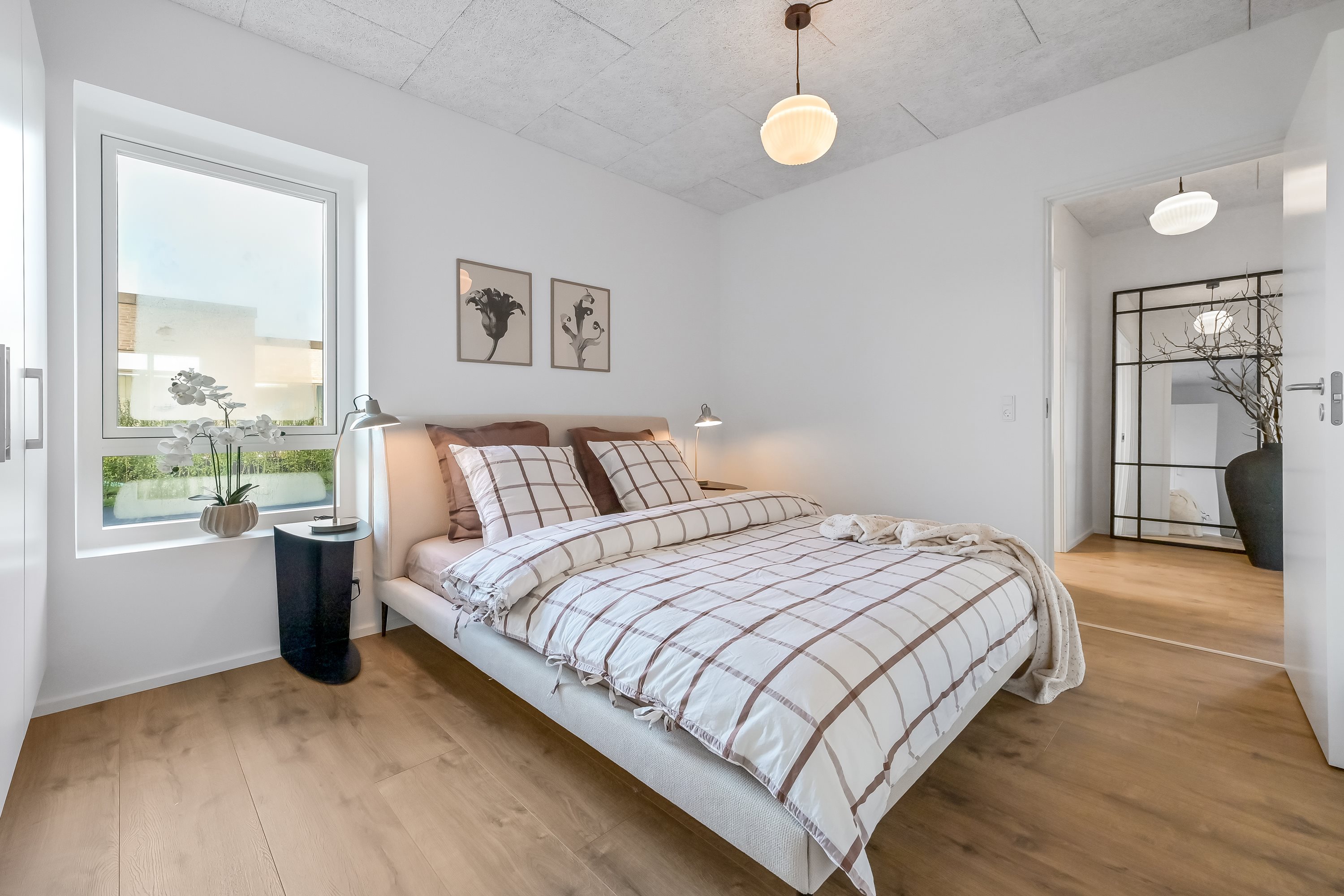 Fremhævet soveværelse billede i fuldskærmstilstand. Billede af Tavlund Allé 34, Lind, 7400 Herning