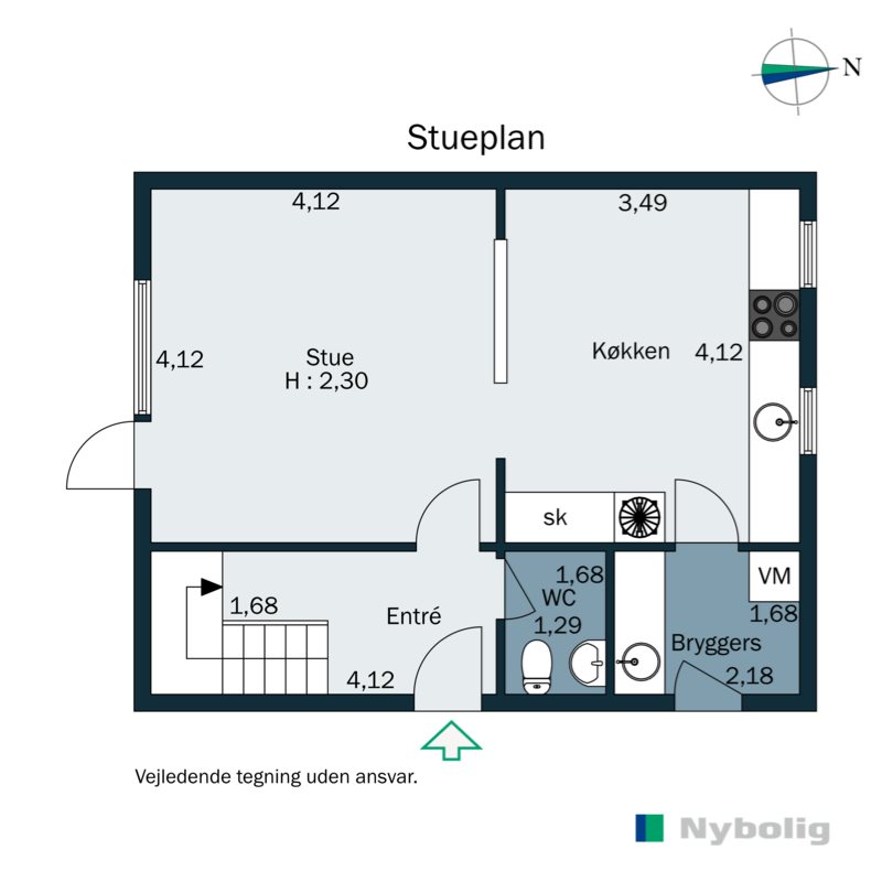 Plantegninger billede af Christianslund 7D, 8300 Odder