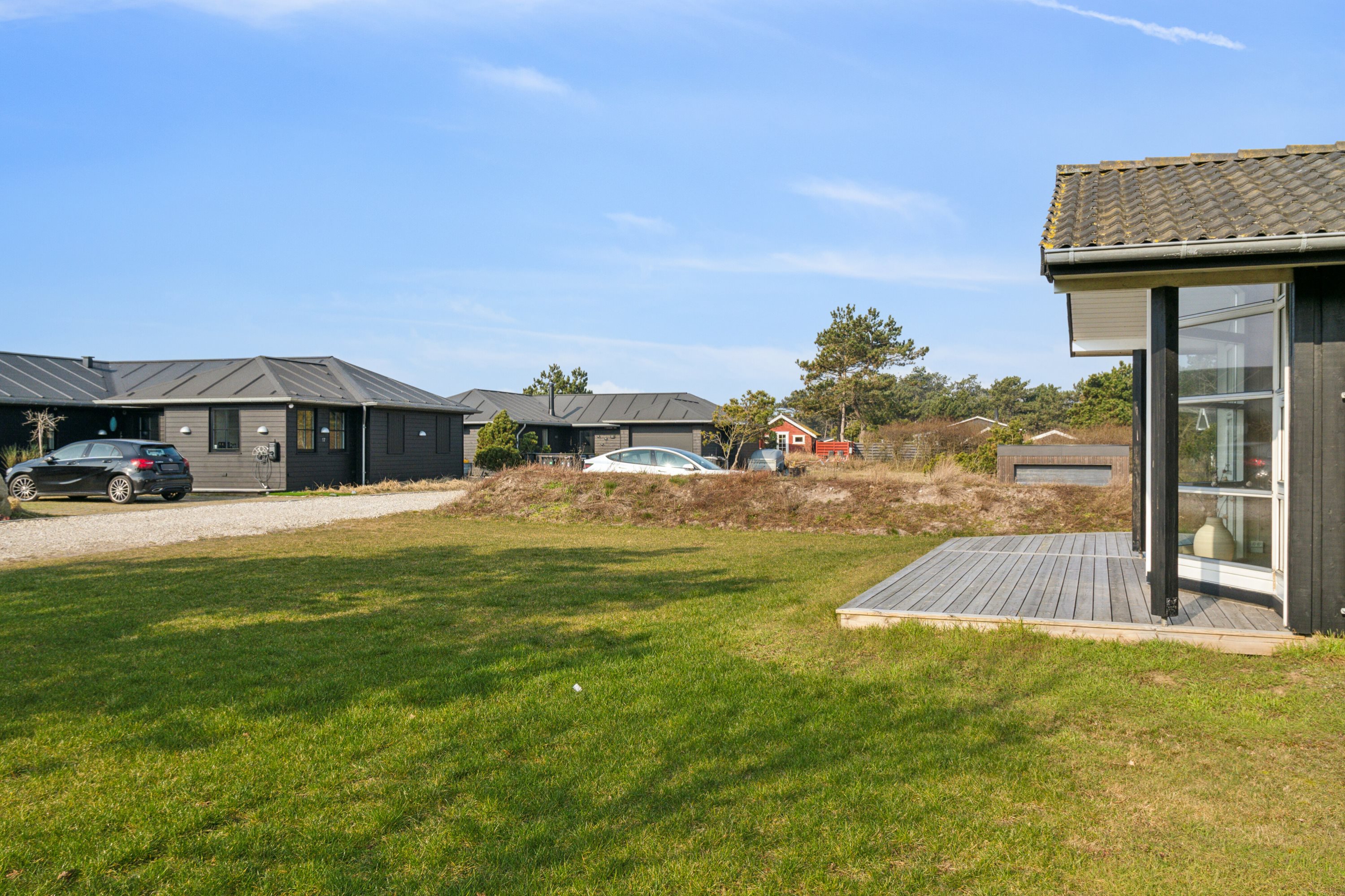 Fremhævet set fra haven billede i fuldskærmstilstand. Billede af Lundevej 16, Kirke Helsinge, 4281 Gørlev