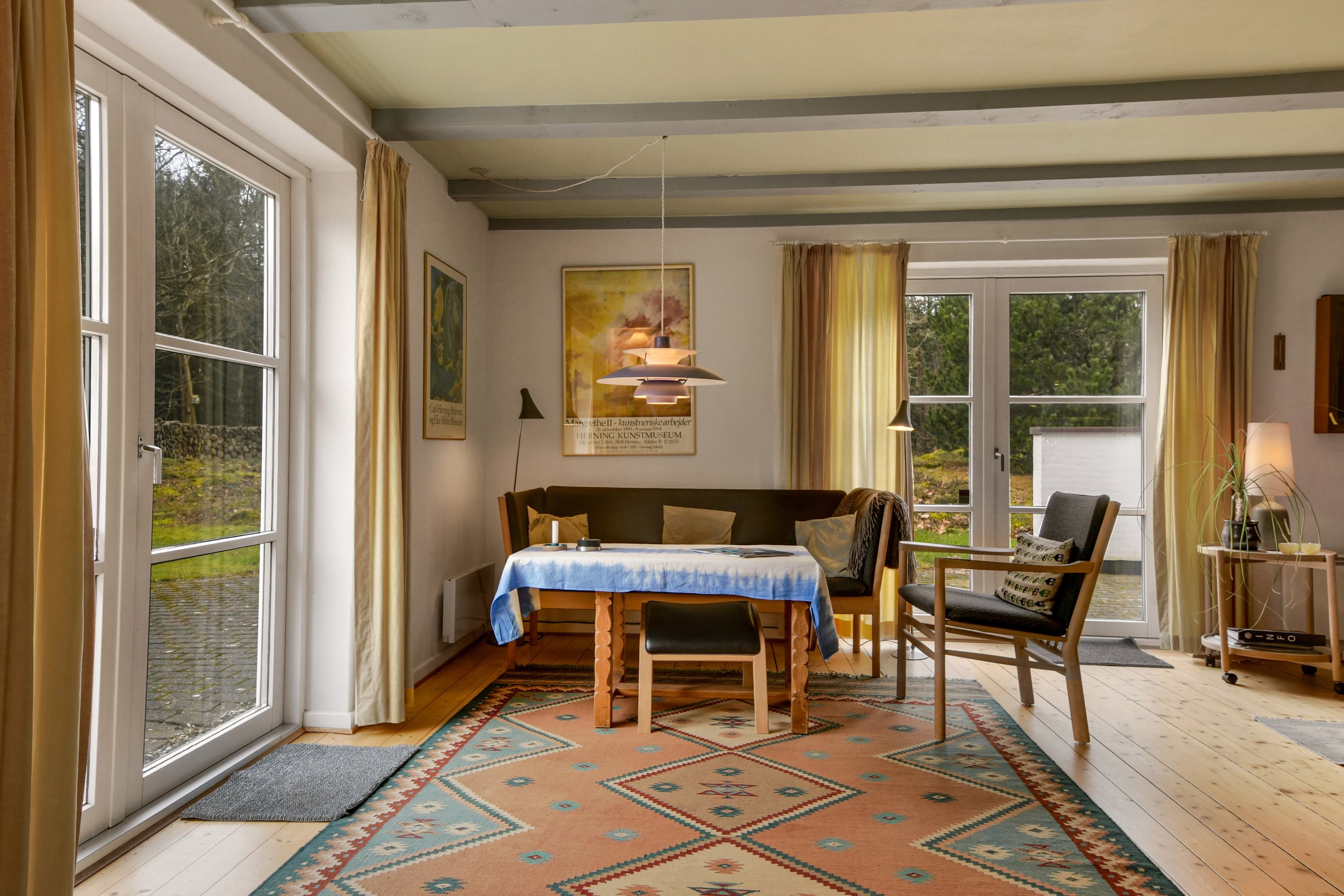 Fremhævet stue billede i fuldskærmstilstand. Billede af Egernvej 6, Husby, 6990 Ulfborg