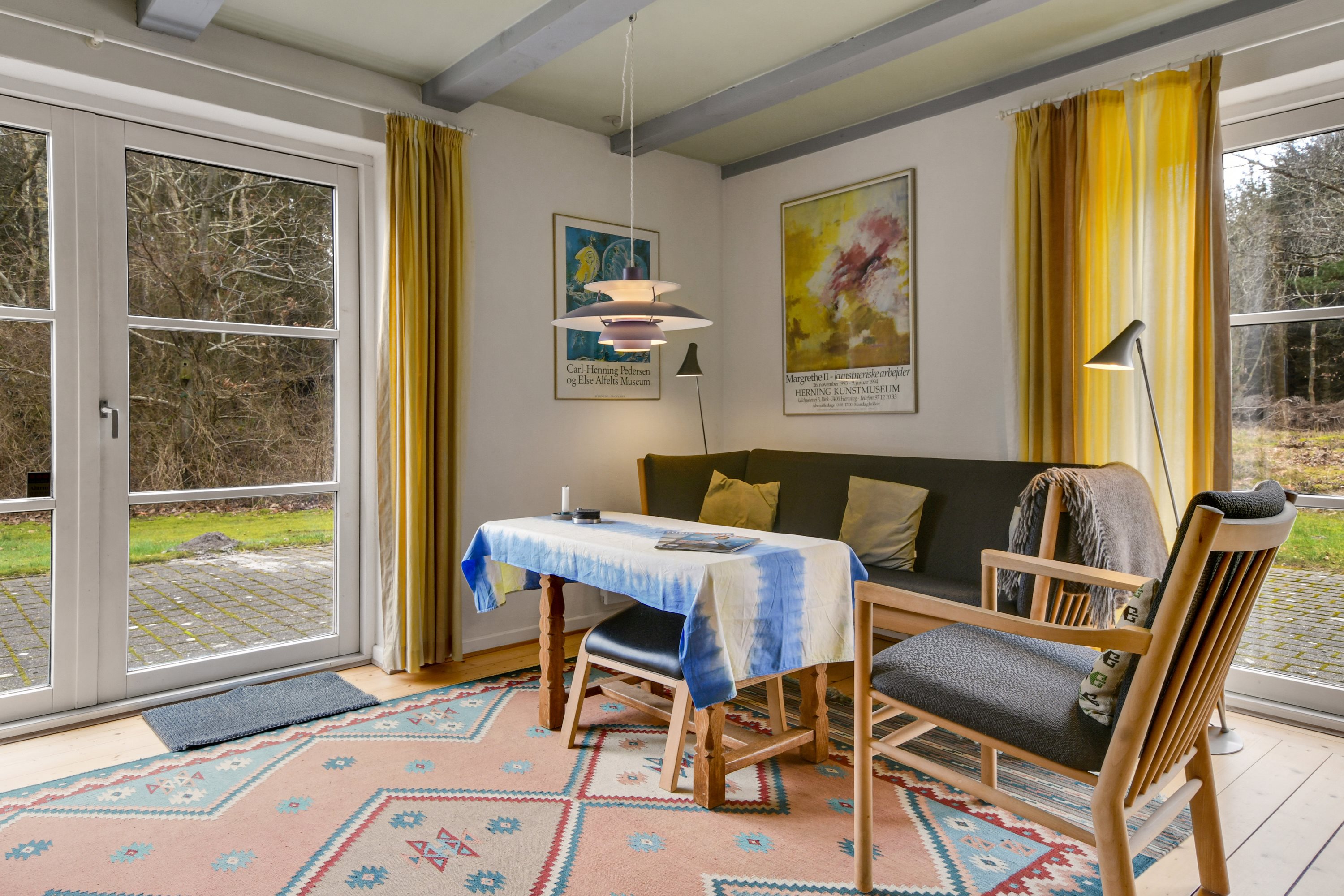 Fremhævet stue billede i fuldskærmstilstand. Billede af Egernvej 6, Husby, 6990 Ulfborg