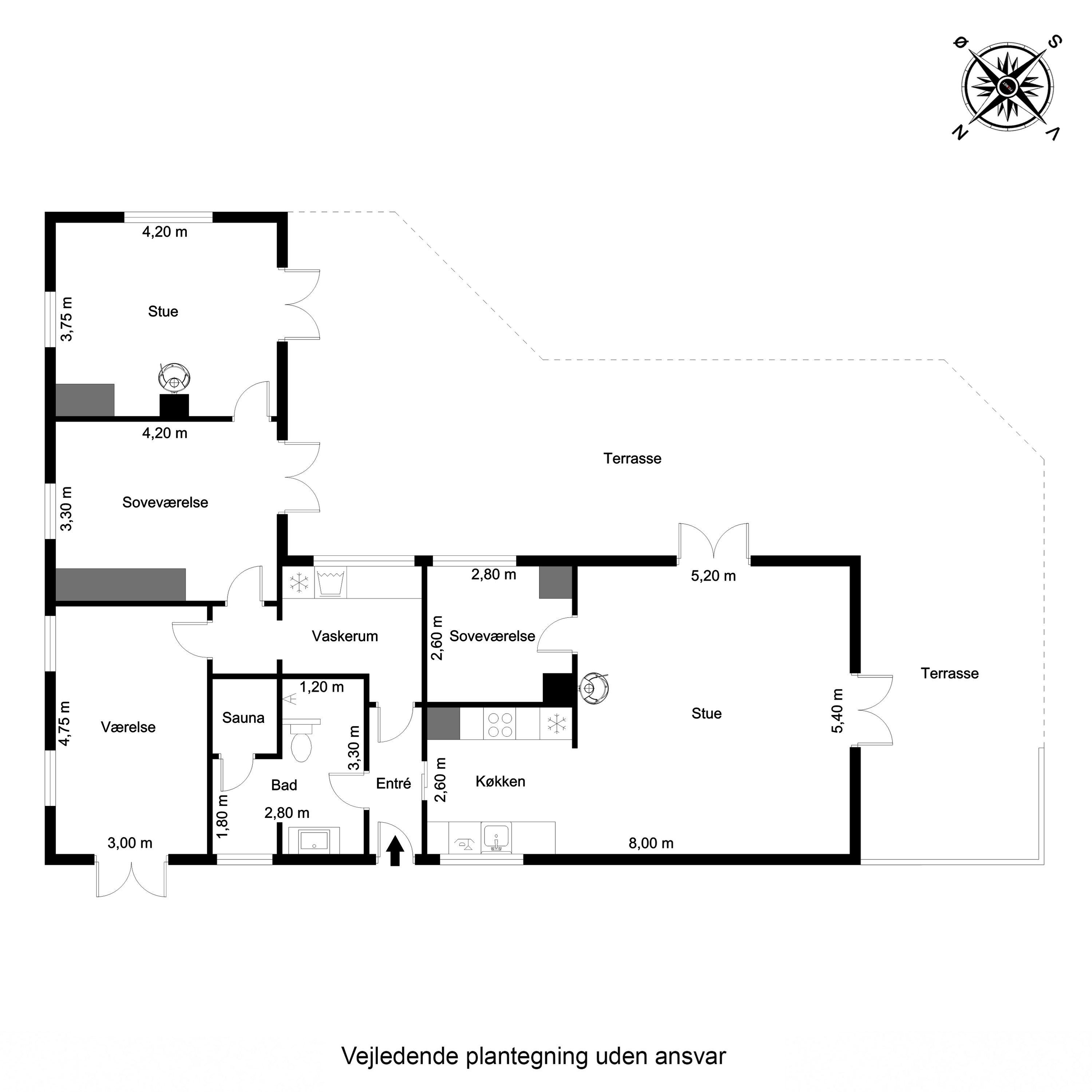 Plantegninger billede af Egernvej 6, Husby, 6990 Ulfborg