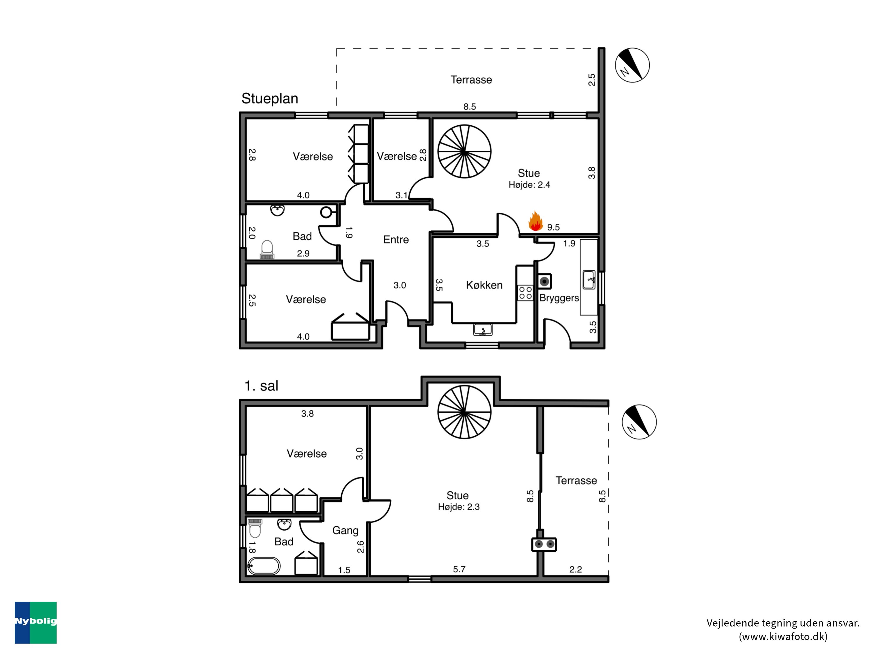 Plantegninger billede af Lindstrømsvej 3, 4941 Bandholm