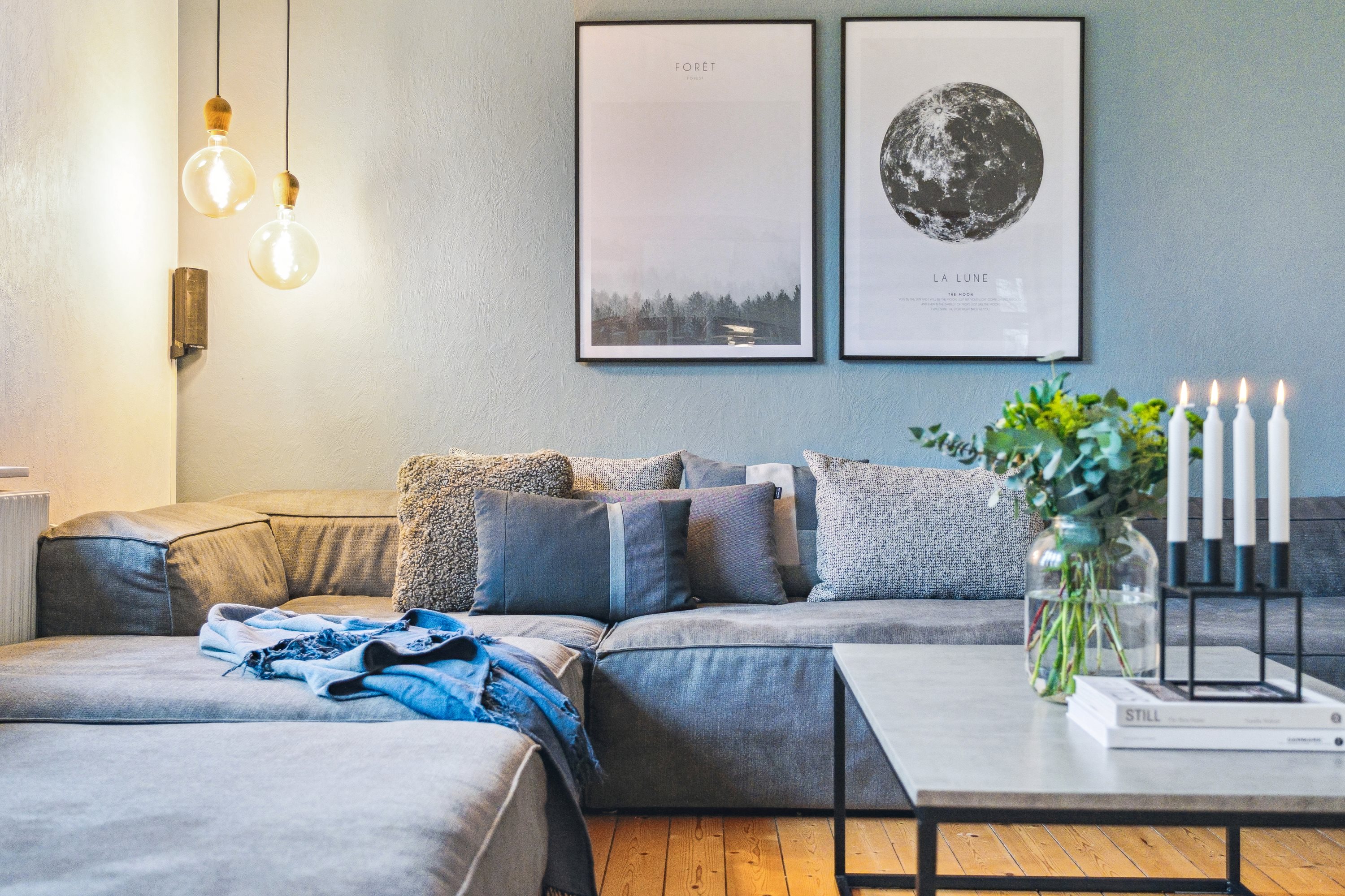 Fremhævet stue billede i fuldskærmstilstand. Billede af Byrstedvej 73, 9240 Nibe