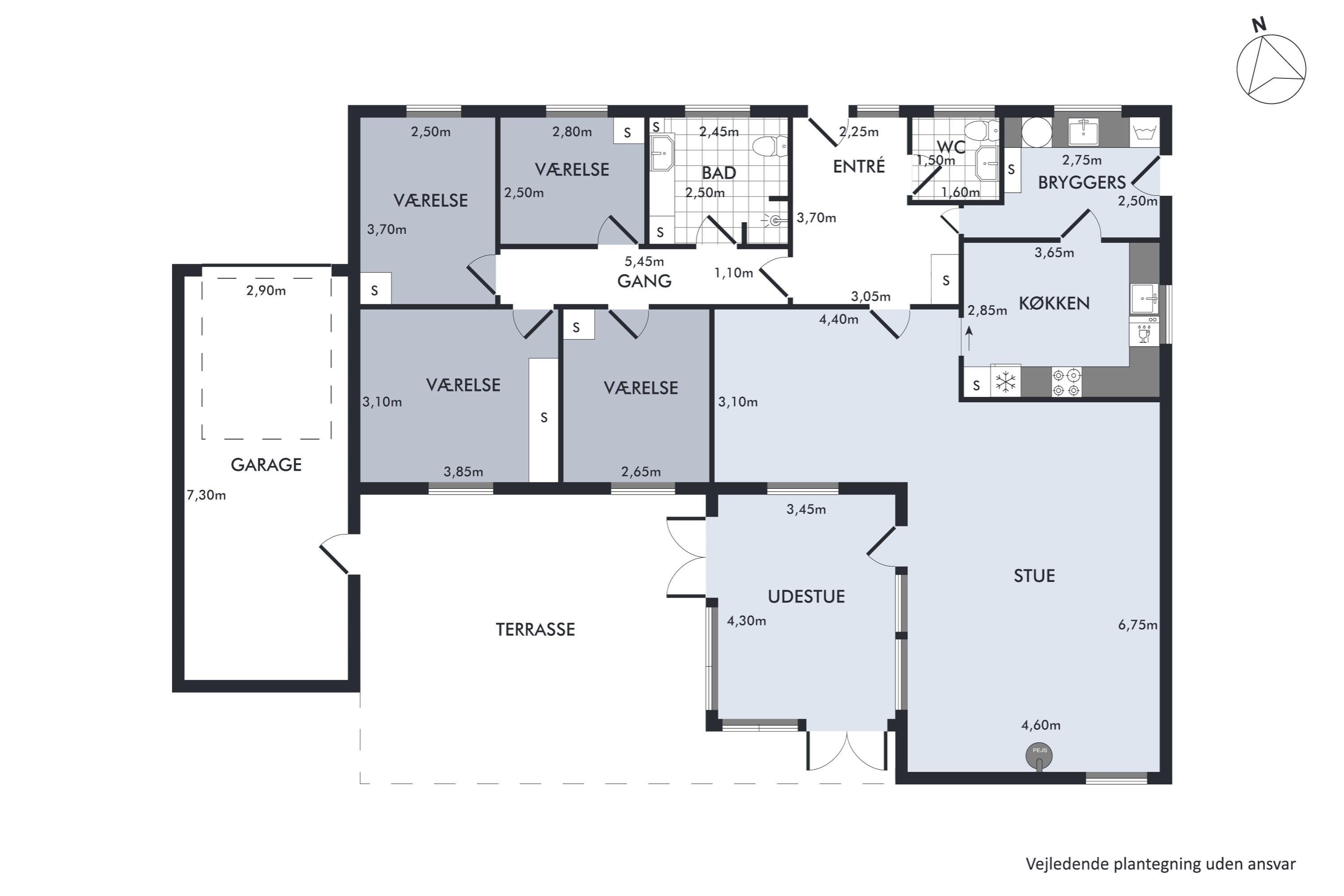 Plantegninger billede af Porsborgvej 23, 9530 Støvring