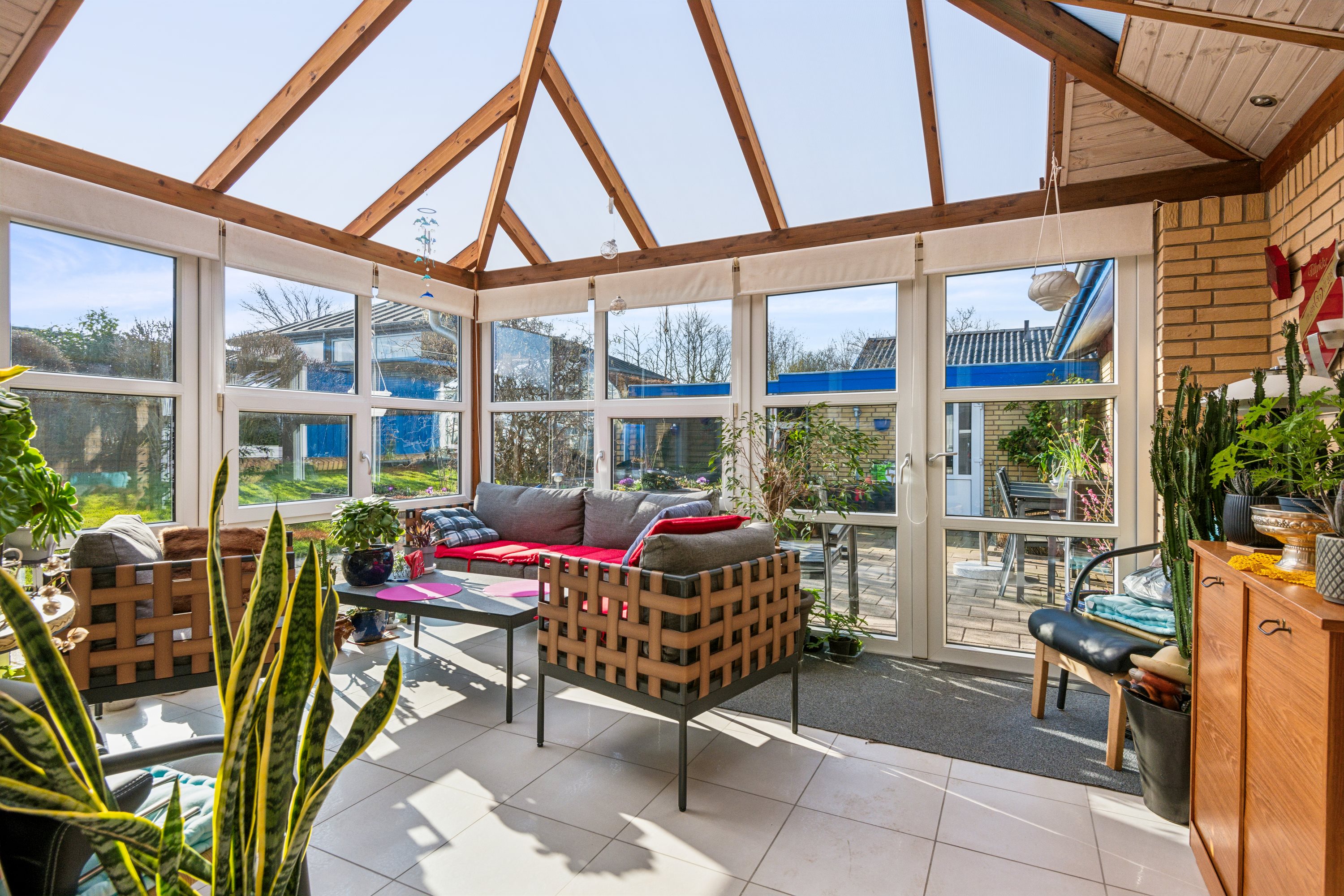 Fremhævet udestue billede i fuldskærmstilstand. Billede af Porsborgvej 23, 9530 Støvring