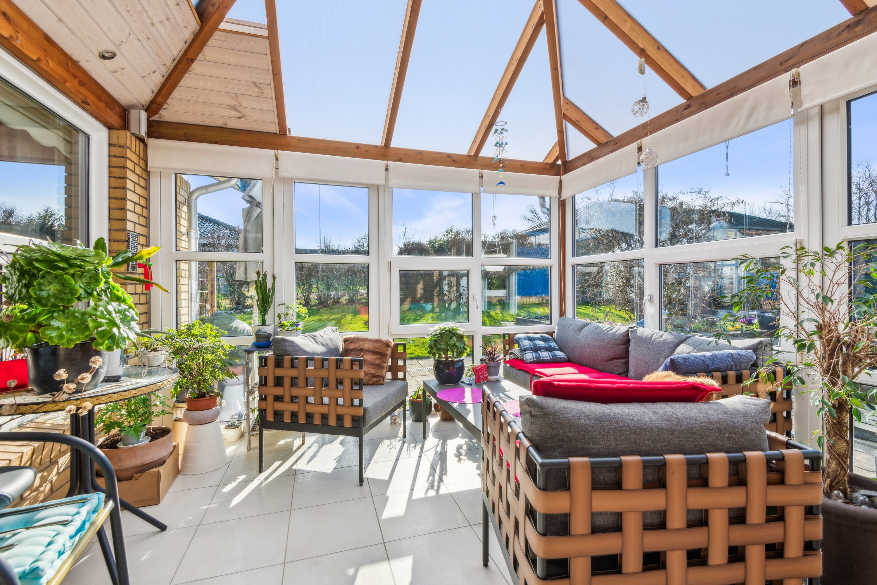 Fremhævet udestue billede i fuldskærmstilstand. Billede af Porsborgvej 23, 9530 Støvring