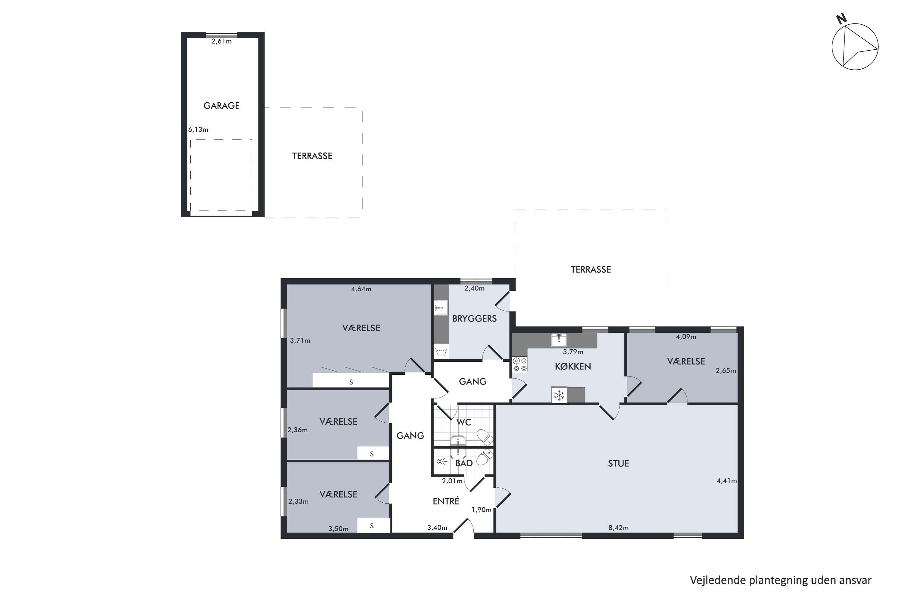 Plantegninger billede af Bragesvej 18, 8800 Viborg