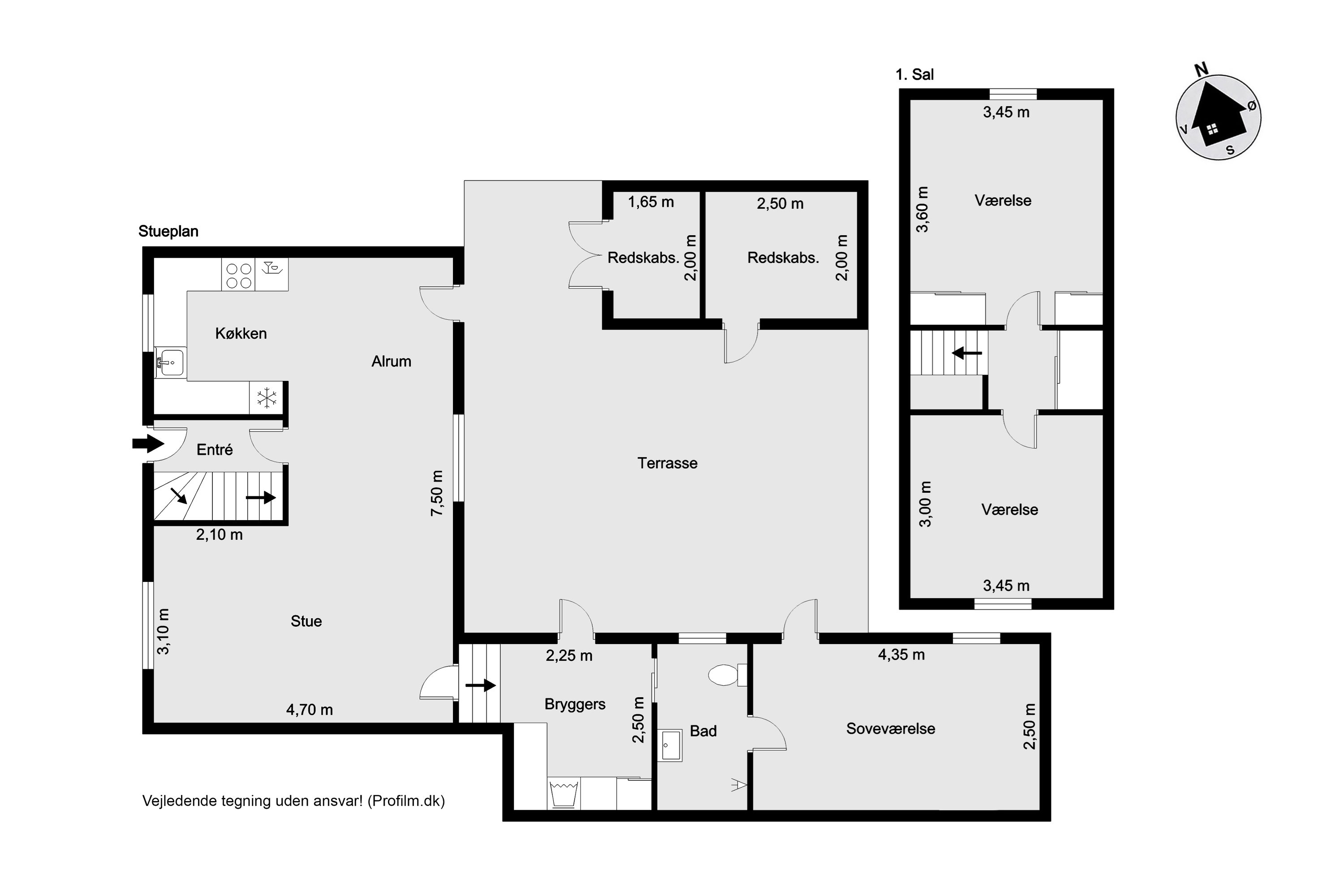 Plantegninger billede af Skjernvej 23, 7500 Holstebro