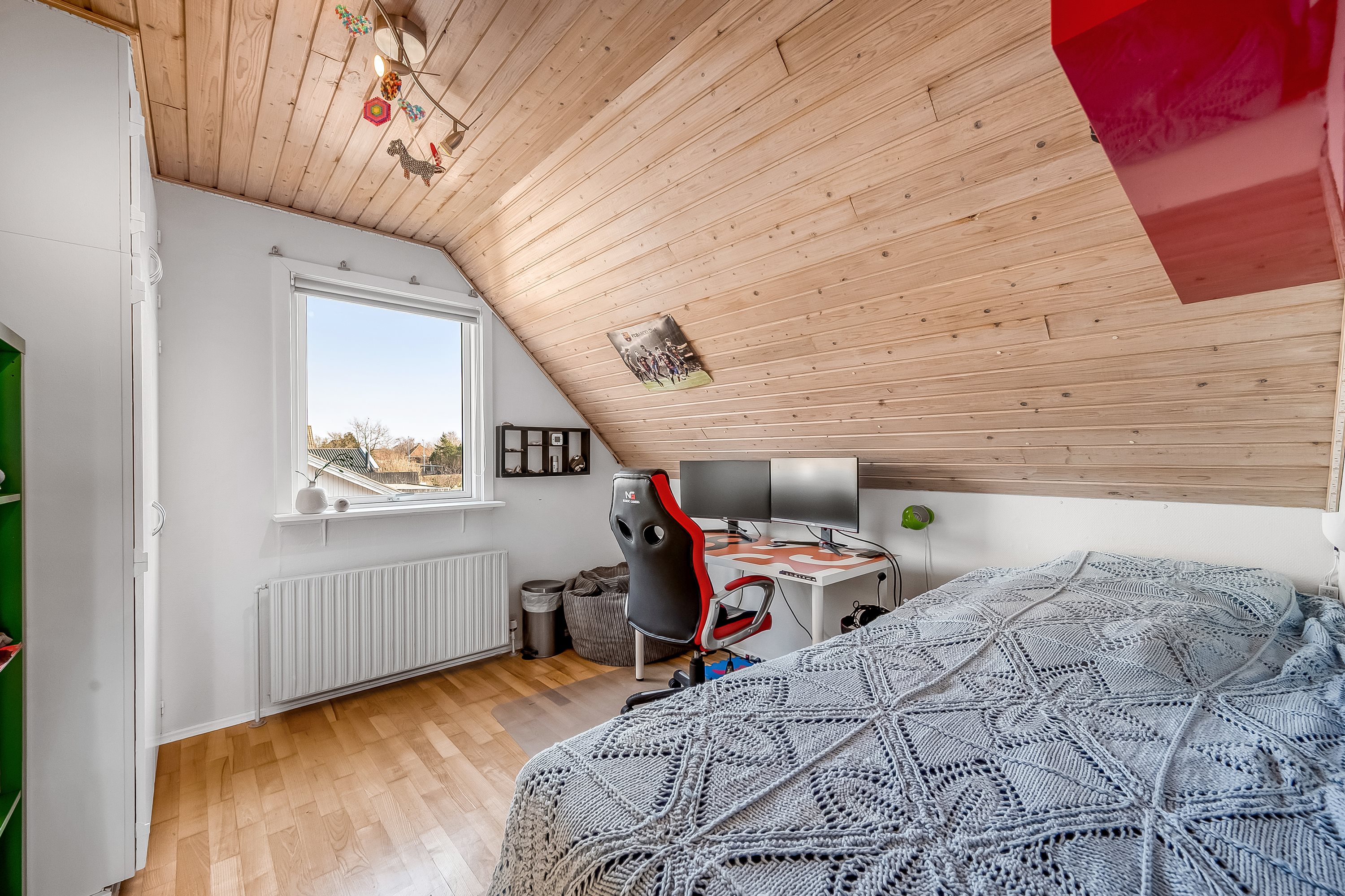 Fremhævet soveværelse  billede i fuldskærmstilstand. Billede af Kløvervænget 4, 6900 Skjern