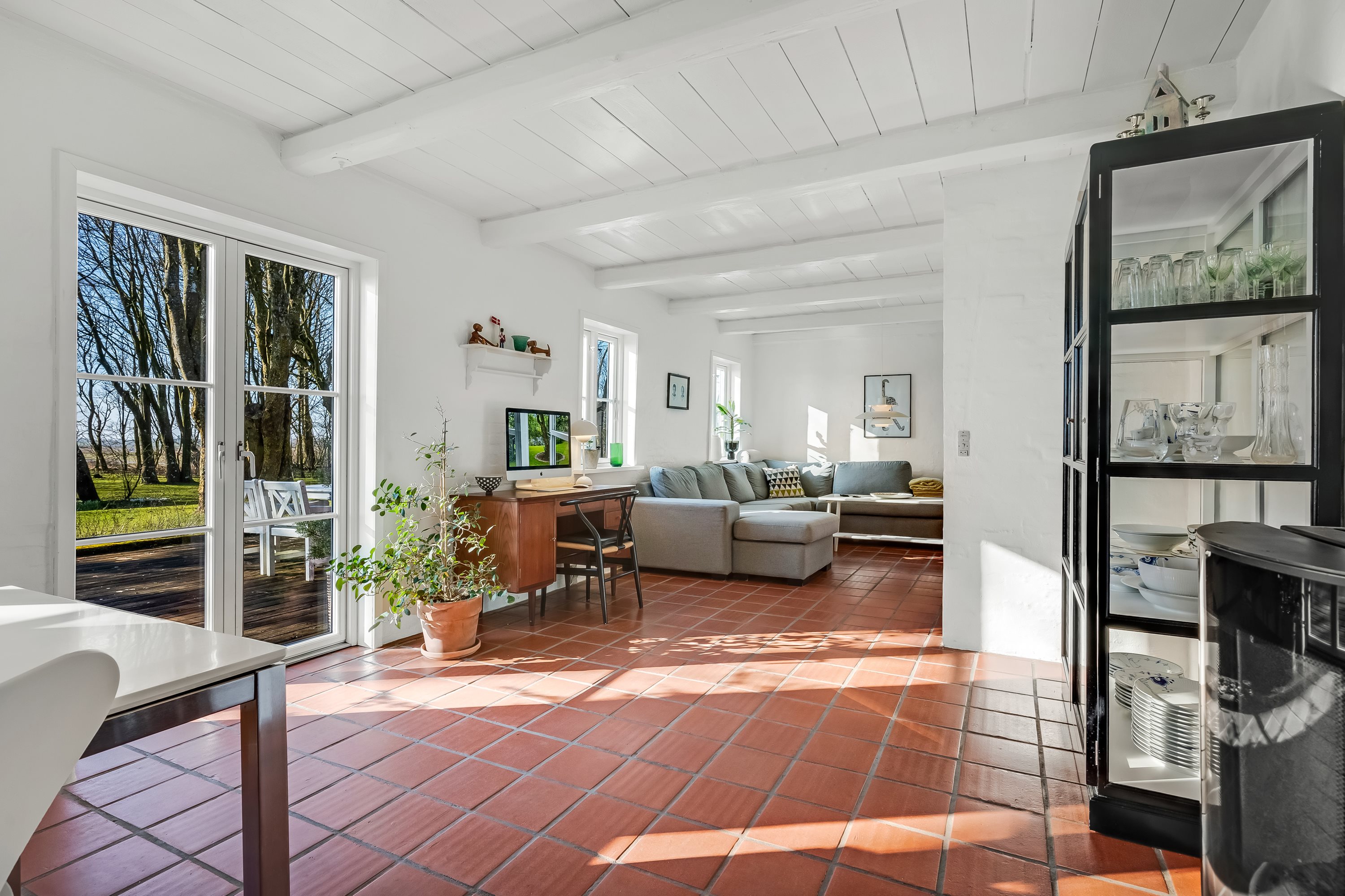 Fremhævet stue billede i fuldskærmstilstand. Billede af Lemtorpvej 27, Nørlem, 7620 Lemvig