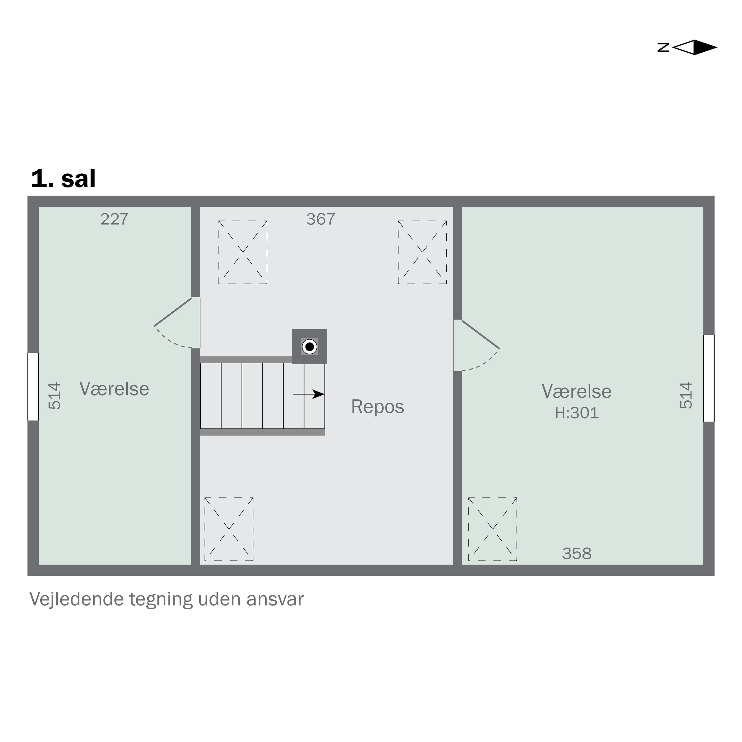 Plantegninger billede af Rørkærvej 9, 4760 Vordingborg