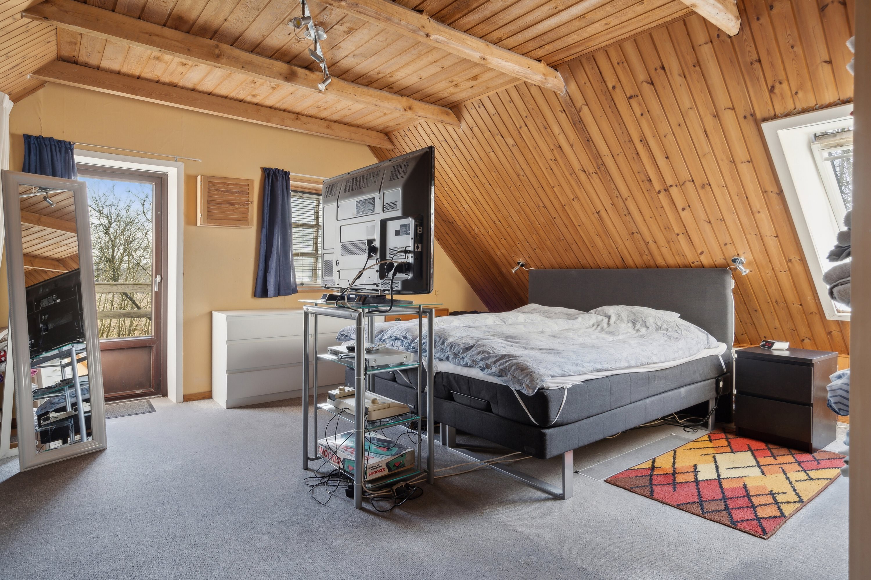 Fremhævet soveværelse billede i fuldskærmstilstand. Billede af Tornum Skovvej 1, 6660 Lintrup