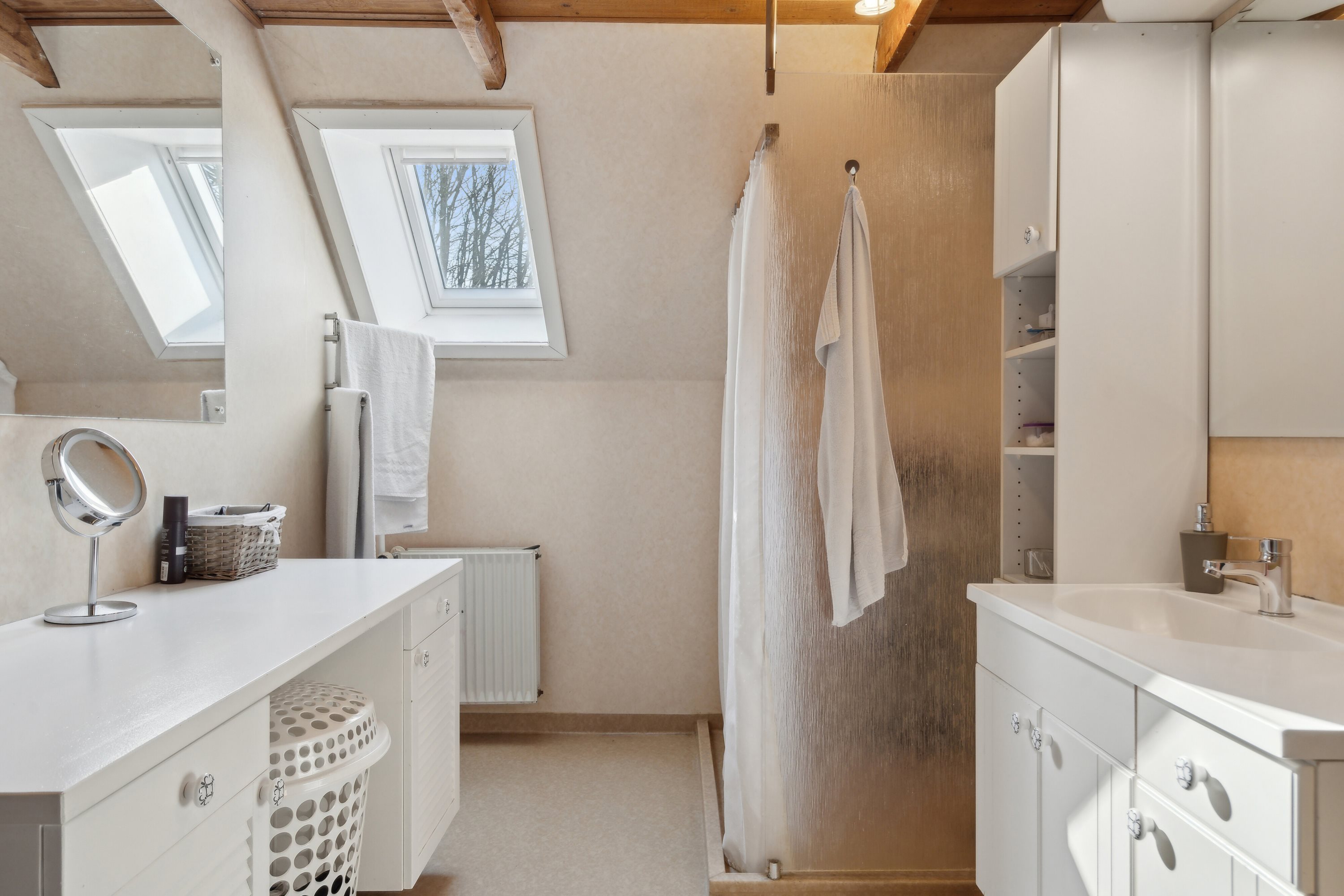 Fremhævet badeværelse billede i fuldskærmstilstand. Billede af Tornum Skovvej 1, 6660 Lintrup