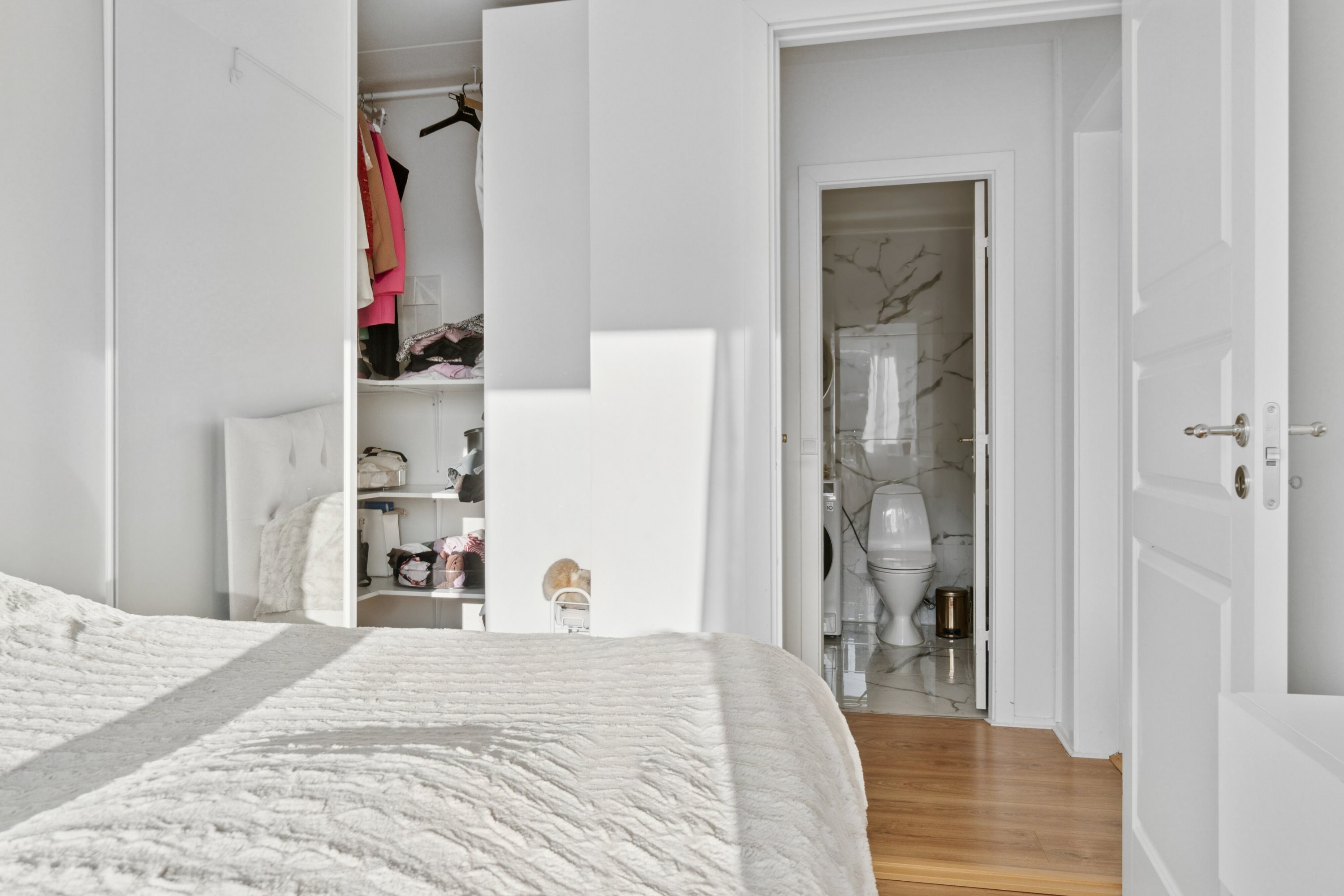 Fremhævet soveværelse billede i fuldskærmstilstand. Billede af Nansensgade 14, 2. 13., 4200 Slagelse