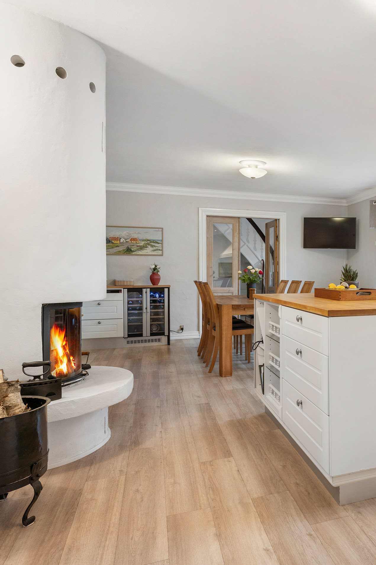 Fremhævet køkken billede i fuldskærmstilstand. Billede af Sdr. Kirkevej 56, Præstbro, 9330 Dronninglund