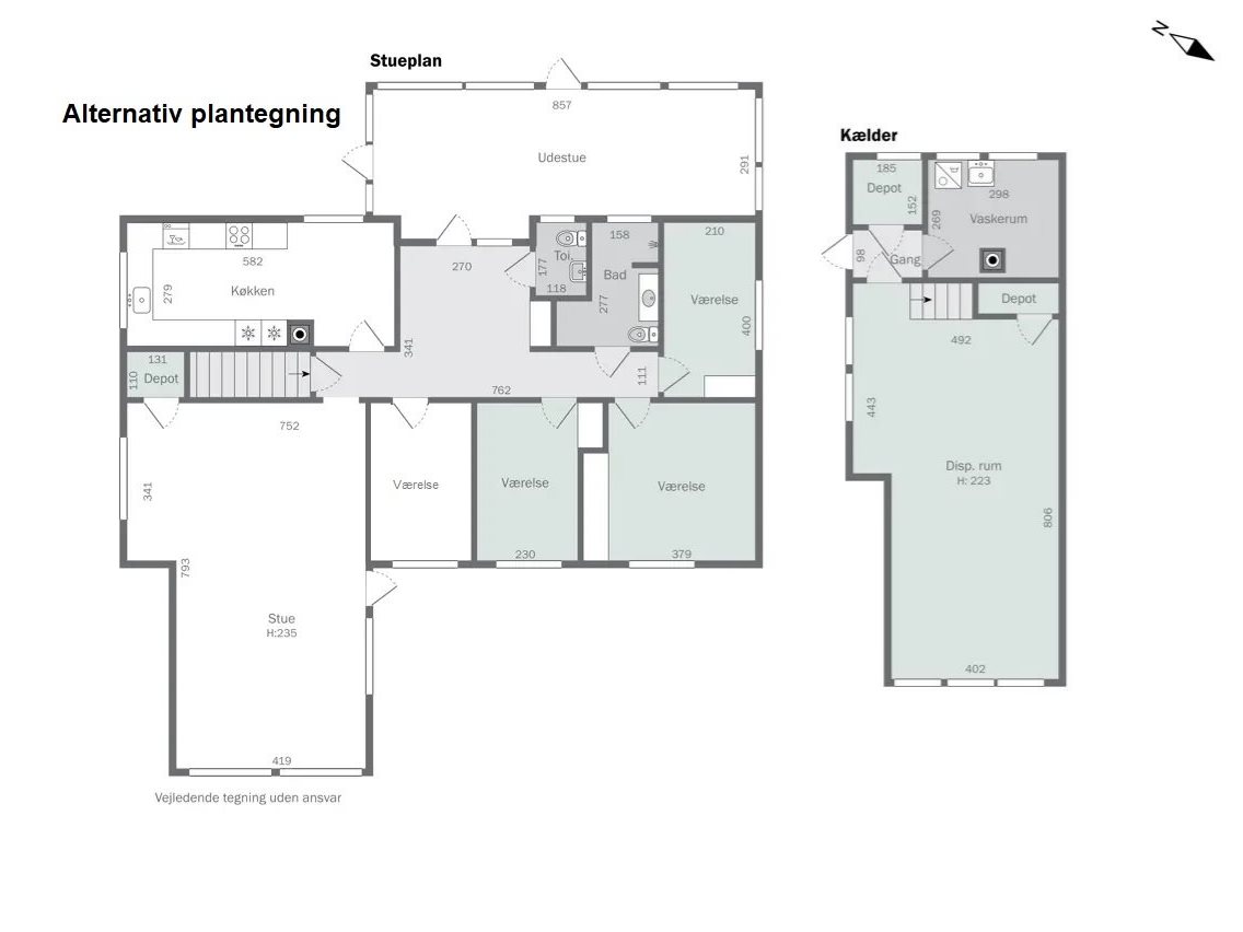 Plantegninger billede af Langåvej 48, 2650 Hvidovre